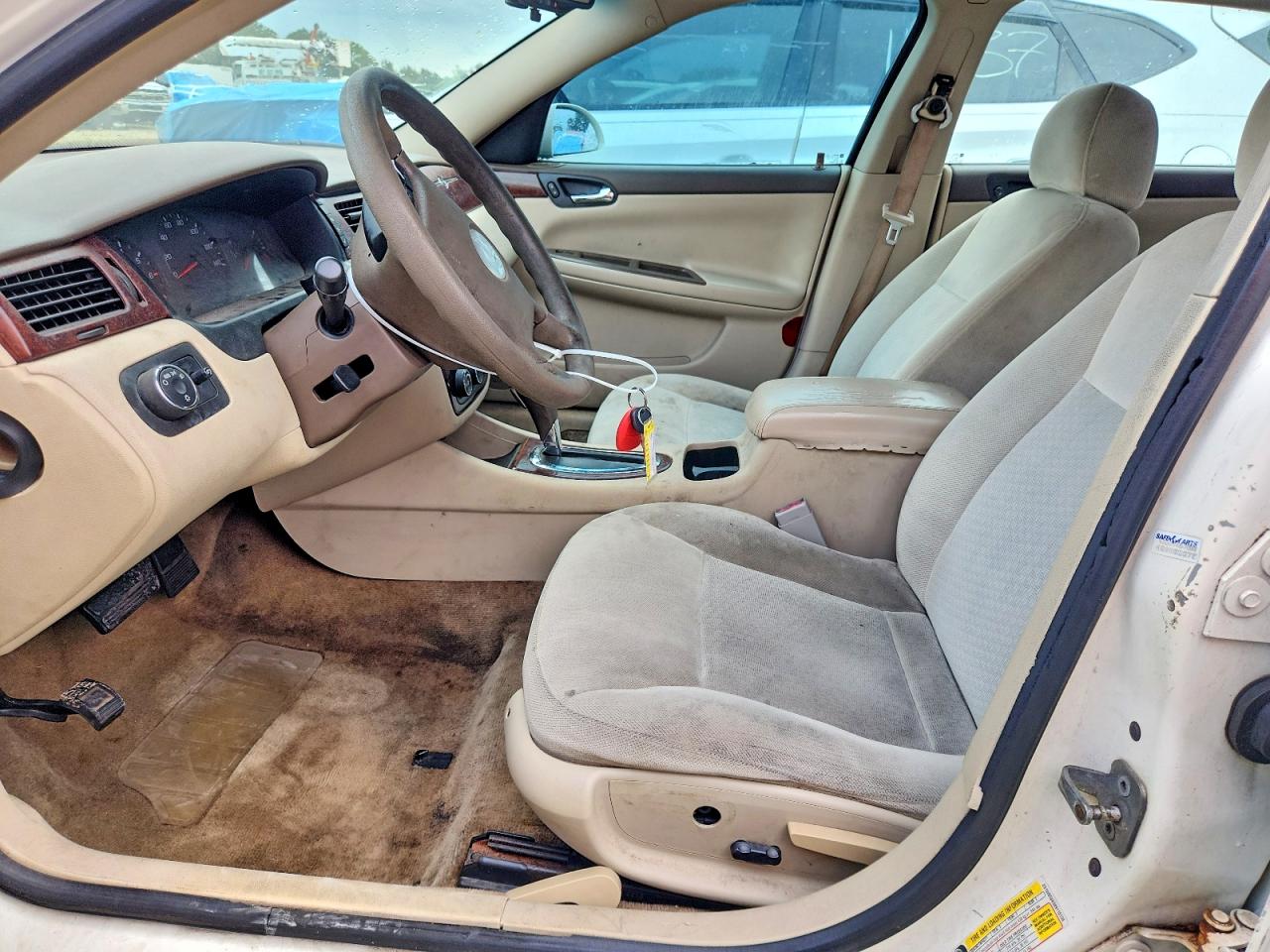 2008 Chevrolet Impala Ls White vin: 2G1WB58K089115134