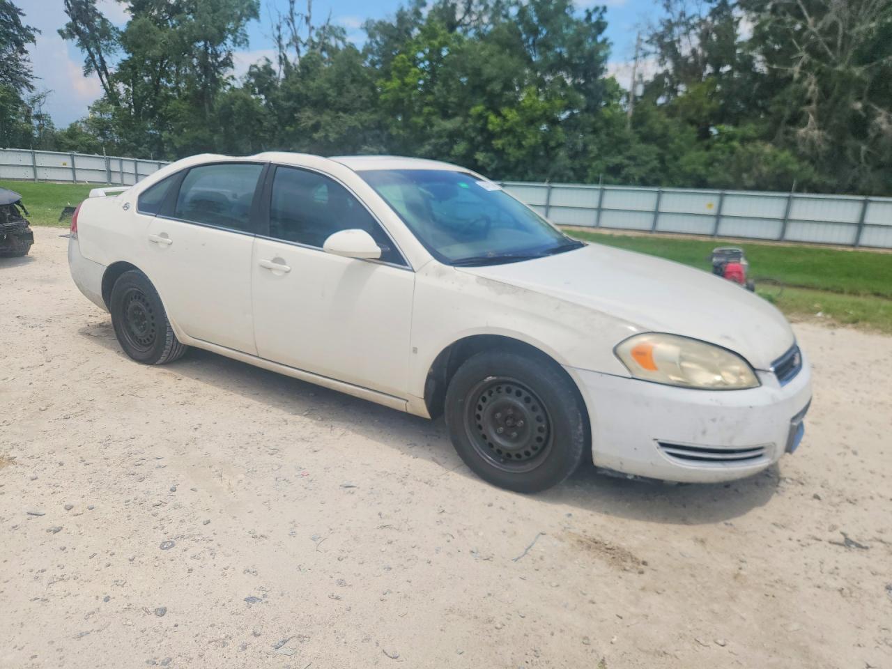 2008 Chevrolet Impala Ls White vin: 2G1WB58K089115134