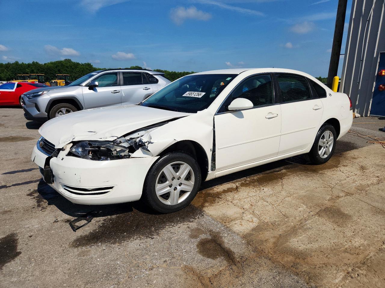 2008 Chevrolet Impala Ls White vin: 2G1WB58K089131530