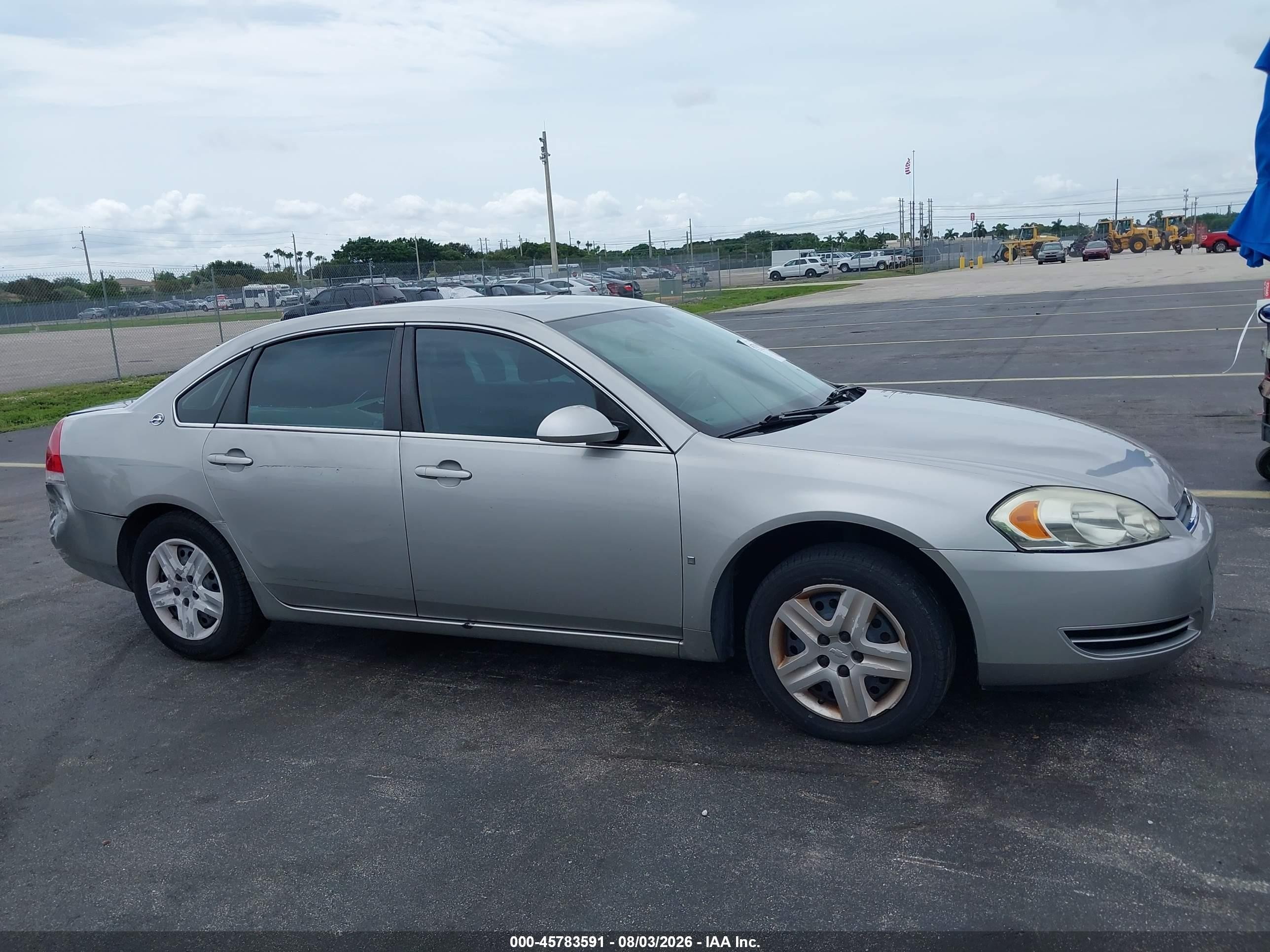 2008 Chevrolet Impala Ls Серебряный vin: 2G1WB58K089145752