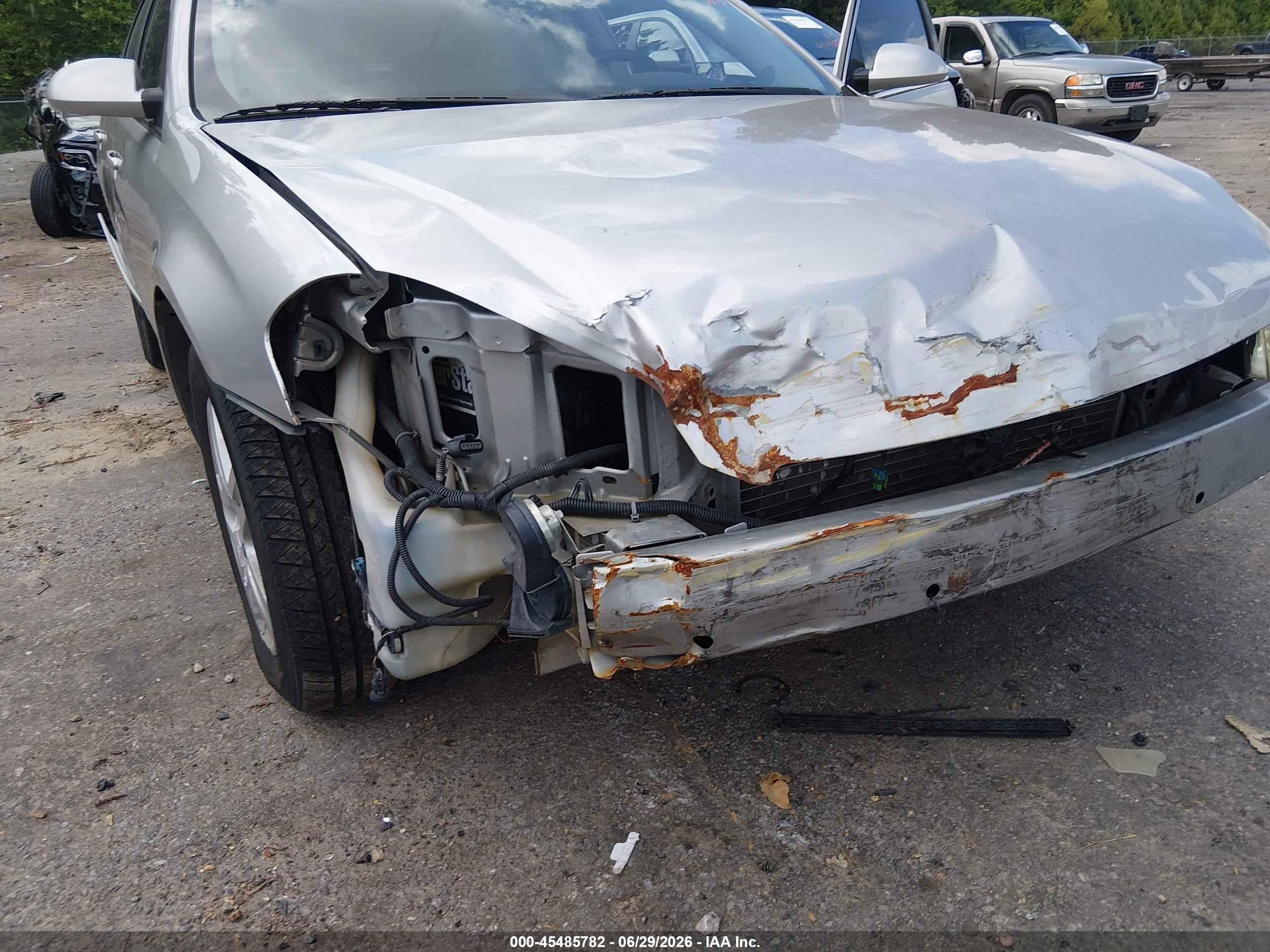 2008 Chevrolet Impala Ls Silver vin: 2G1WB58K089148568