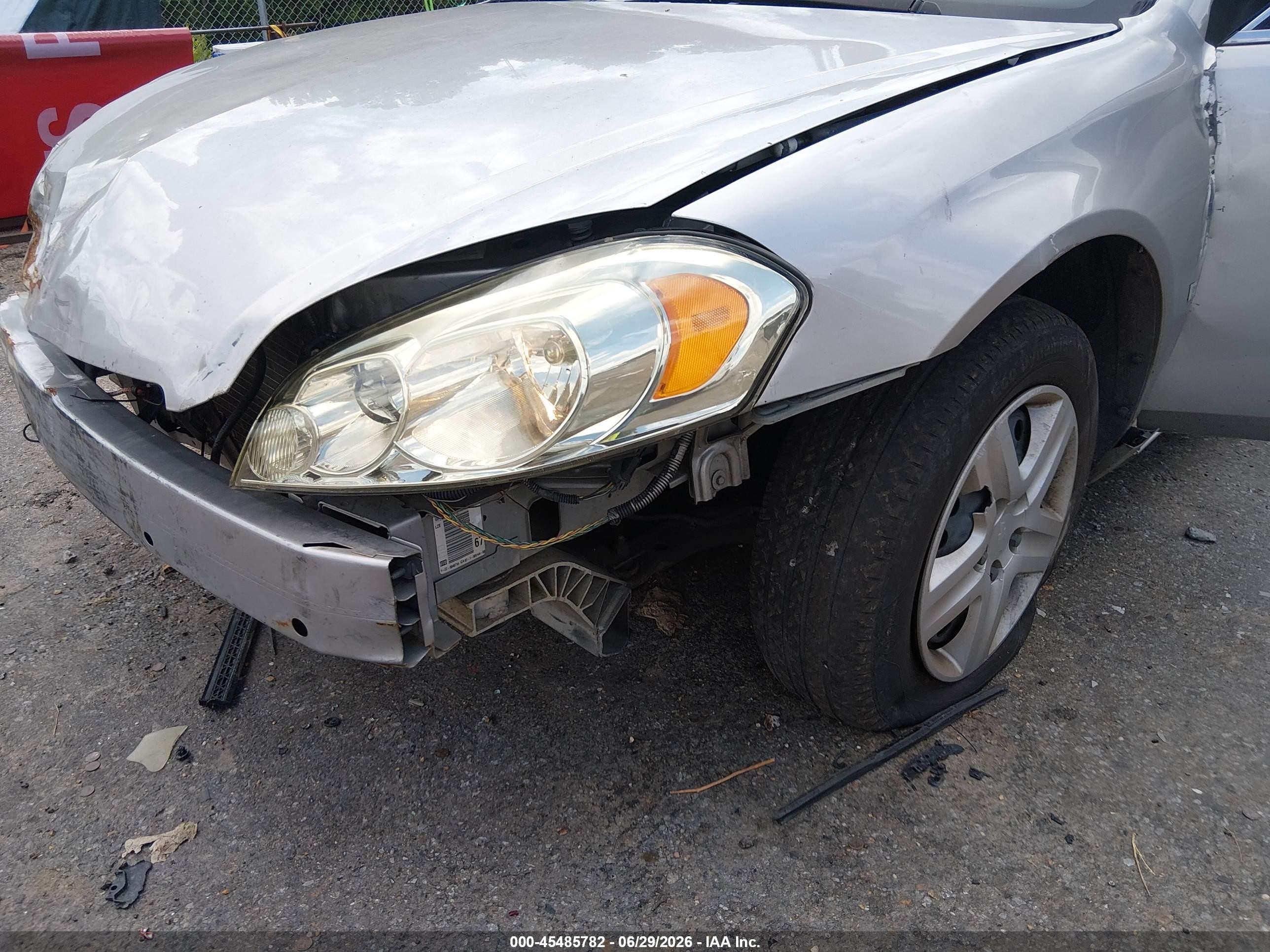 2008 Chevrolet Impala Ls Silver vin: 2G1WB58K089148568