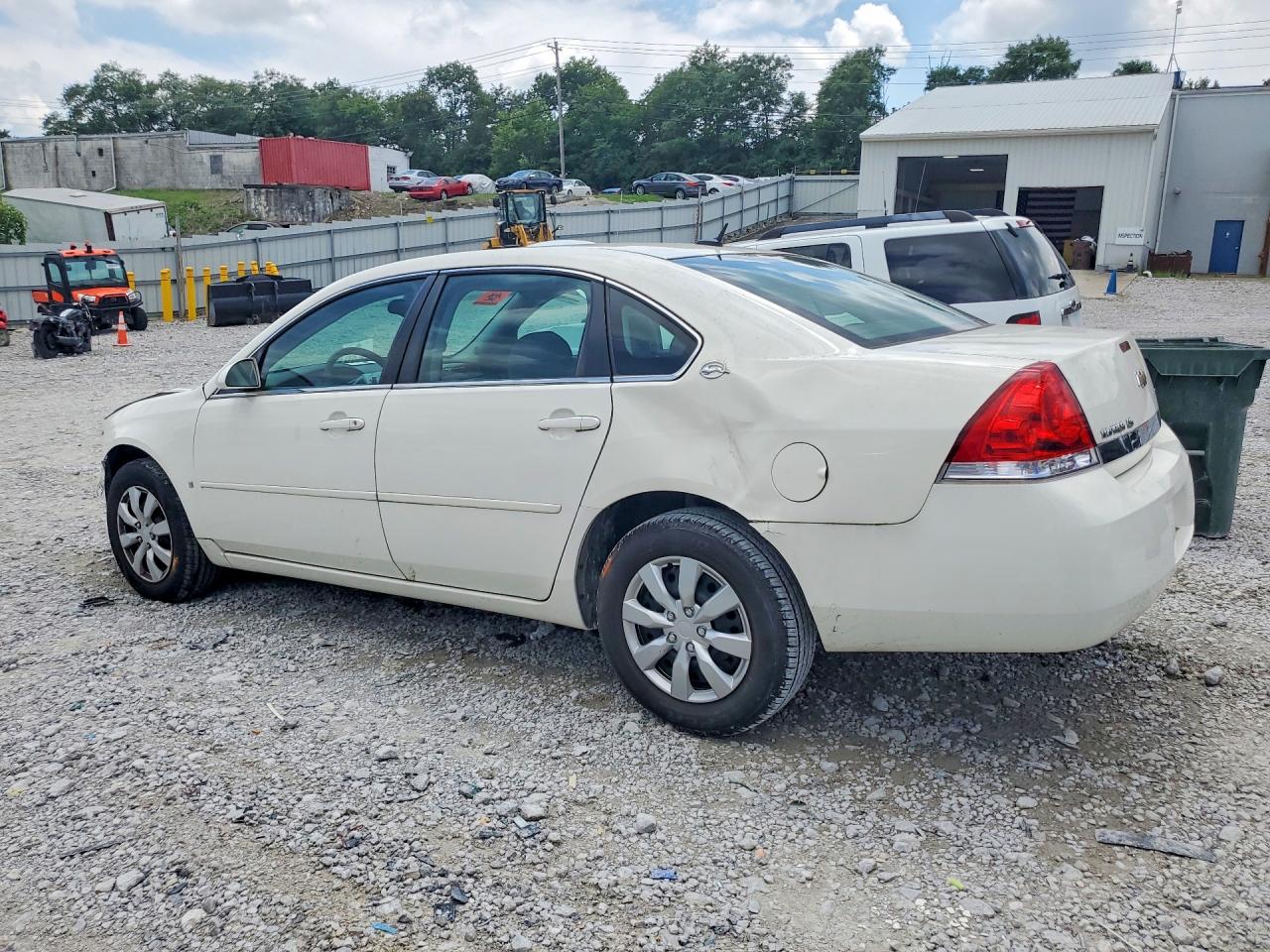 2008 Chevrolet Impala Ls White vin: 2G1WB58K089187824
