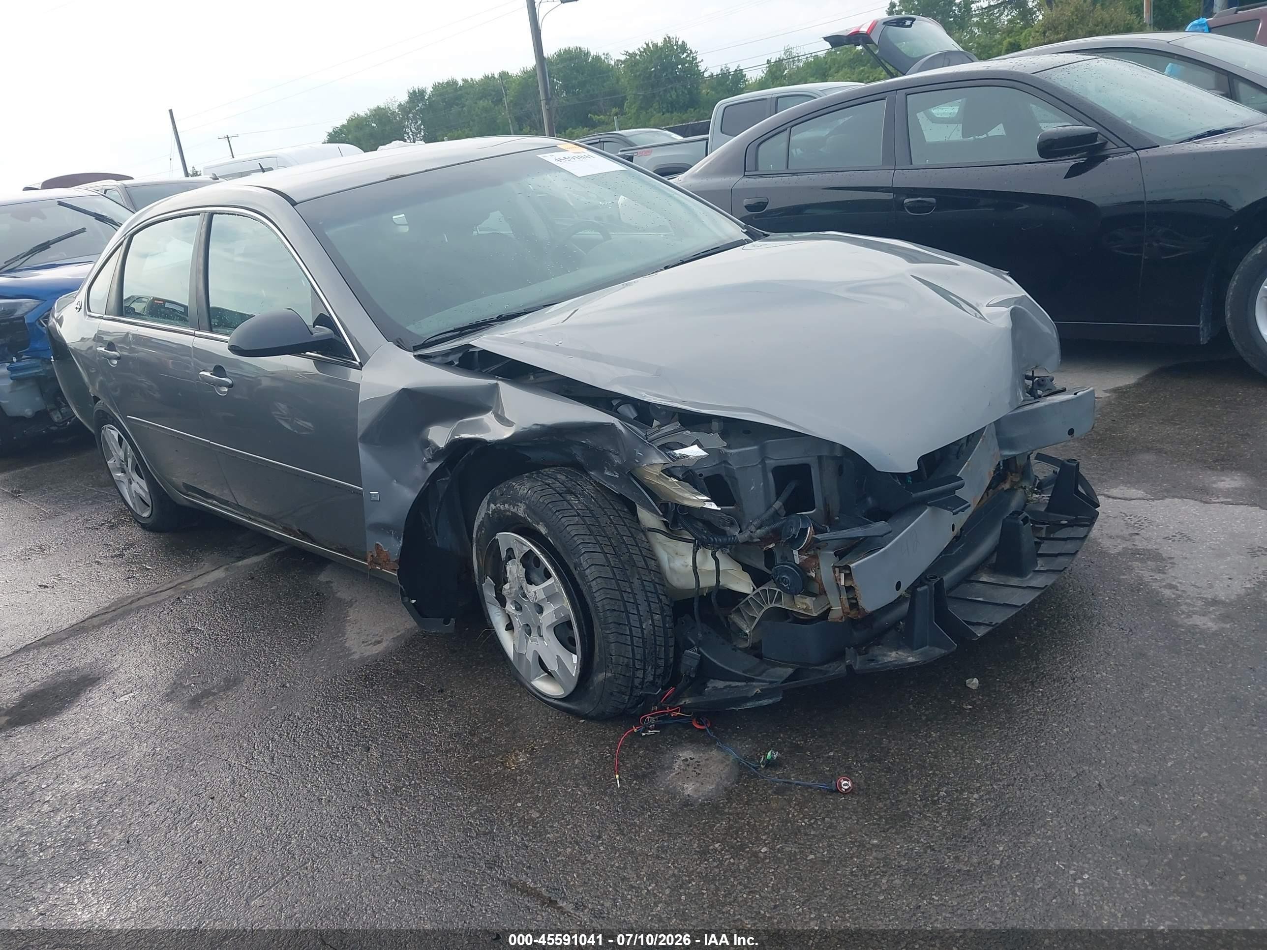 2006 Chevrolet Impala Ls Gray vin: 2G1WB58K169142050