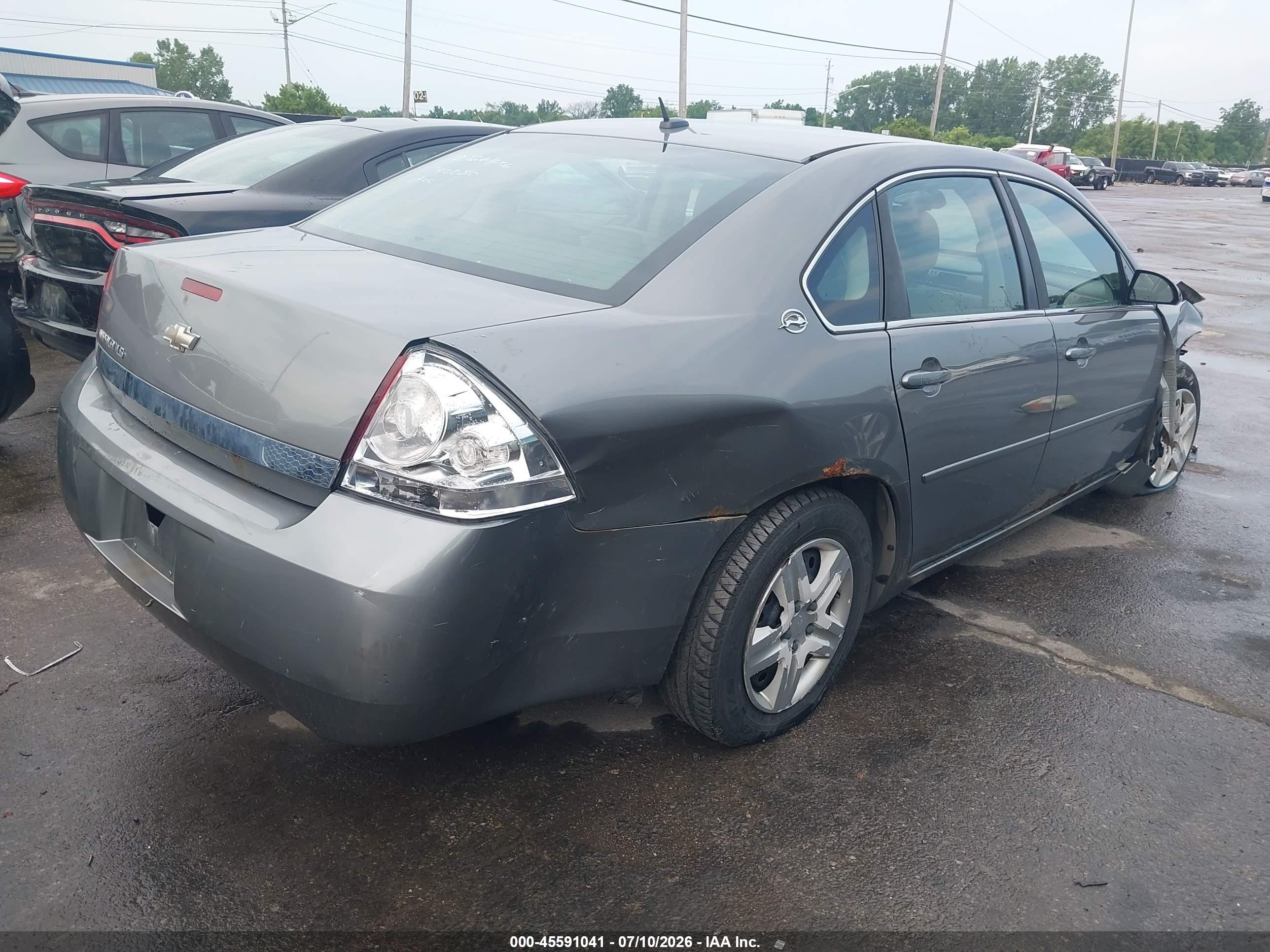 2006 Chevrolet Impala Ls Gray vin: 2G1WB58K169142050