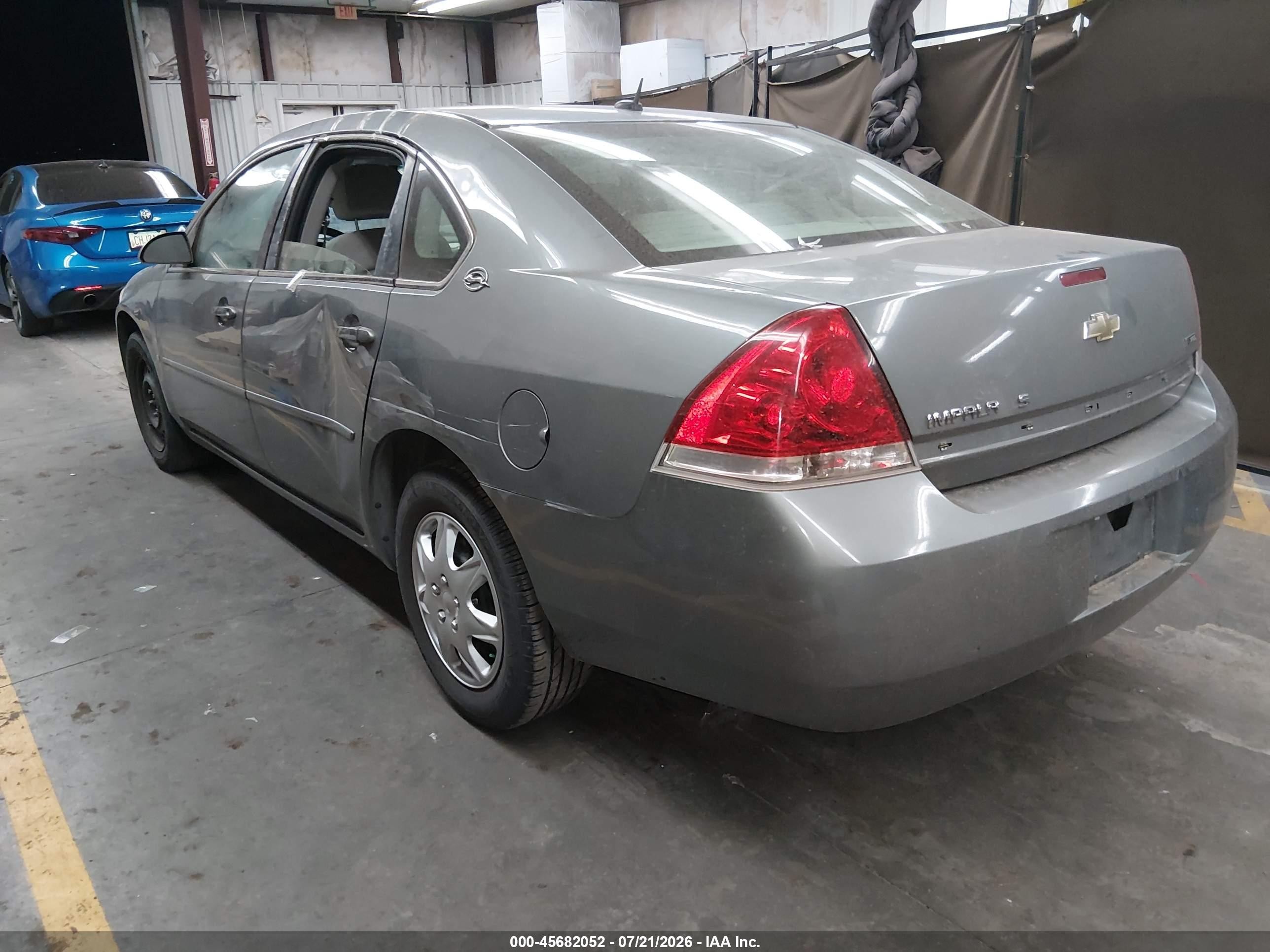 2007 Chevrolet Impala Ls Gray vin: 2G1WB58K179245700