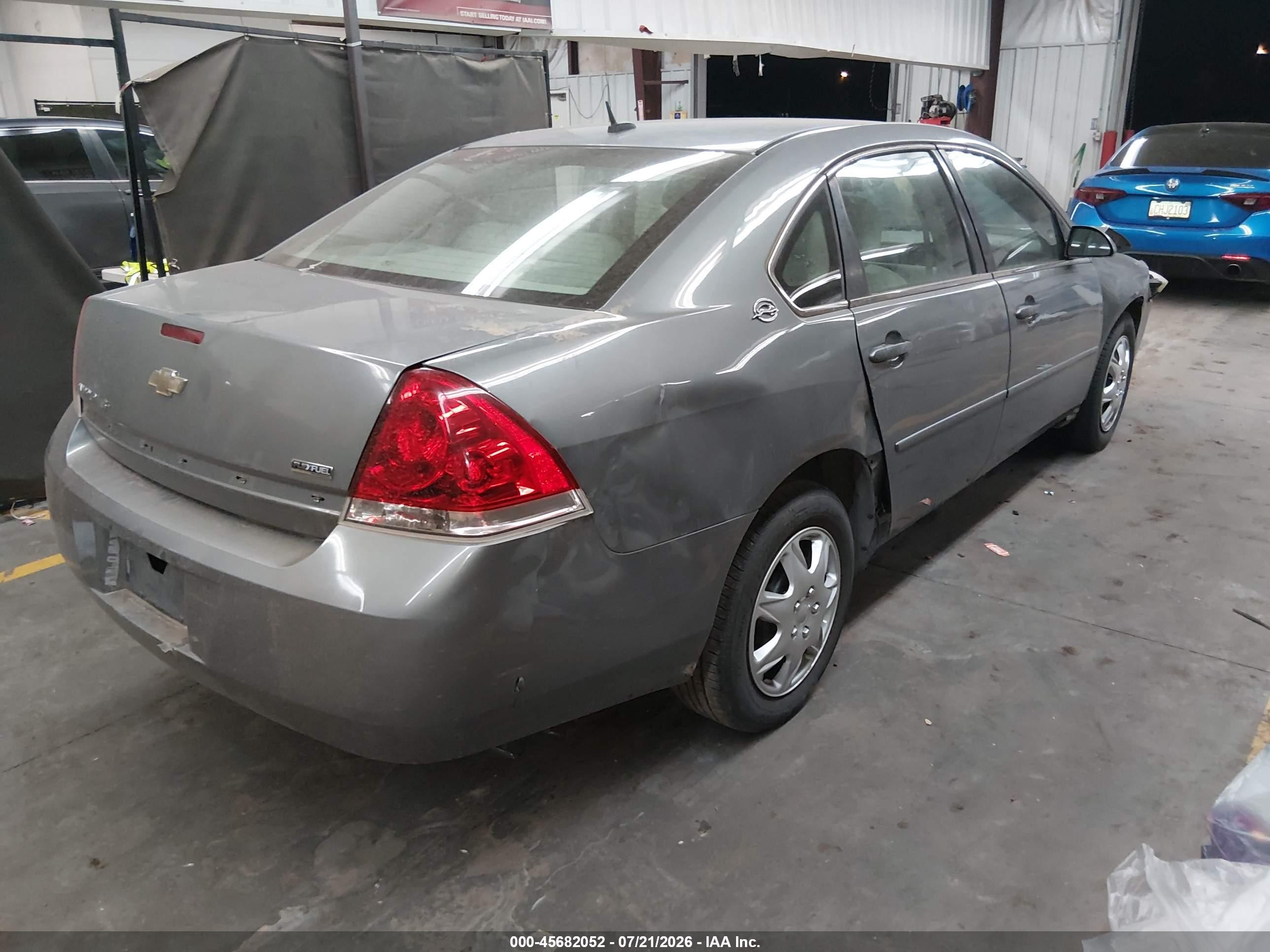 2007 Chevrolet Impala Ls Gray vin: 2G1WB58K179245700