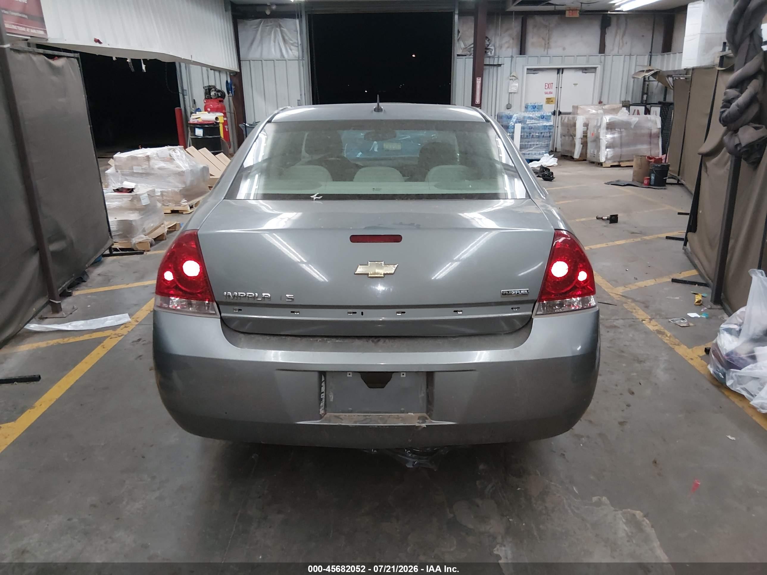2007 Chevrolet Impala Ls Gray vin: 2G1WB58K179245700