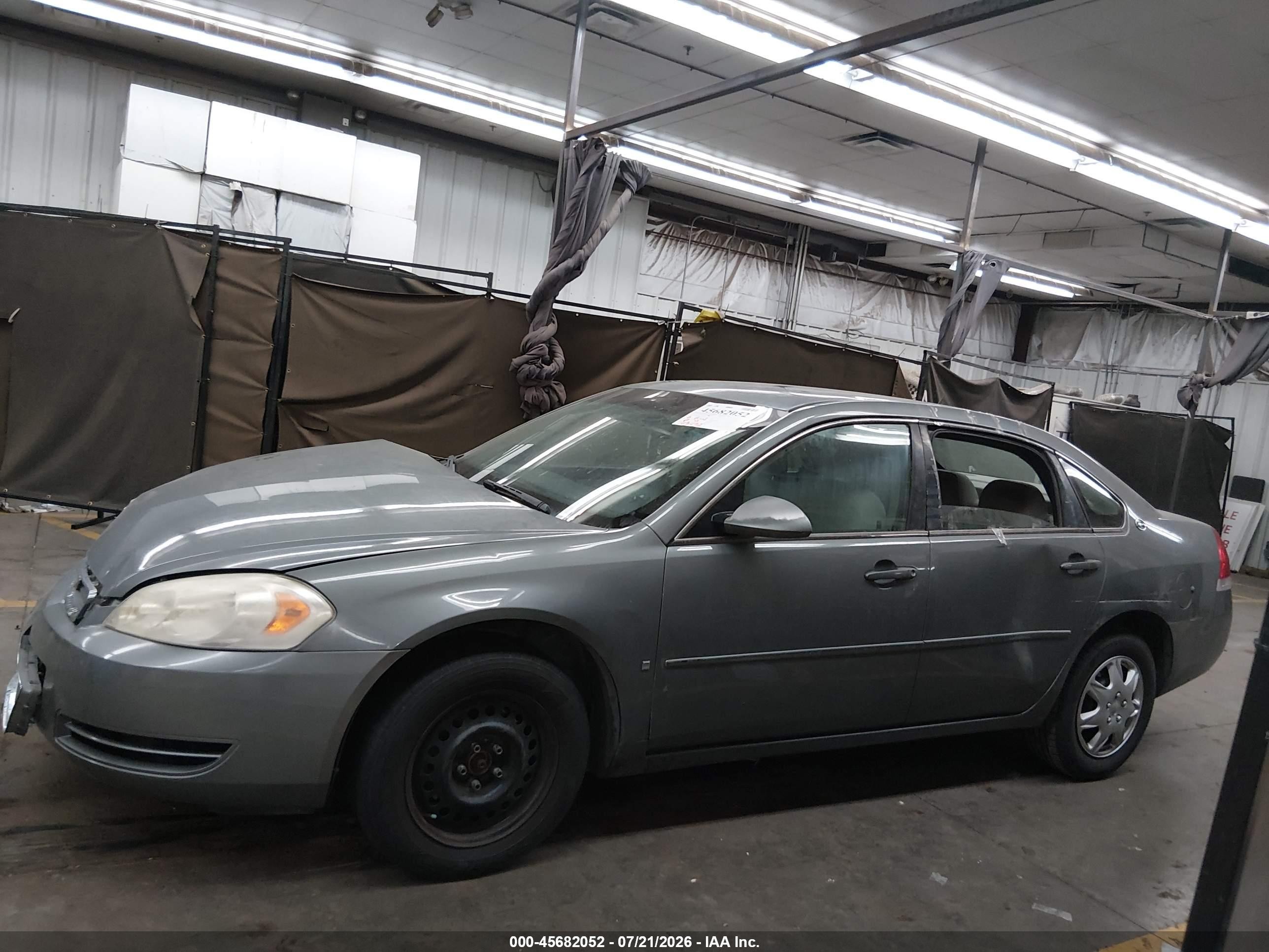 2007 Chevrolet Impala Ls Gray vin: 2G1WB58K179245700
