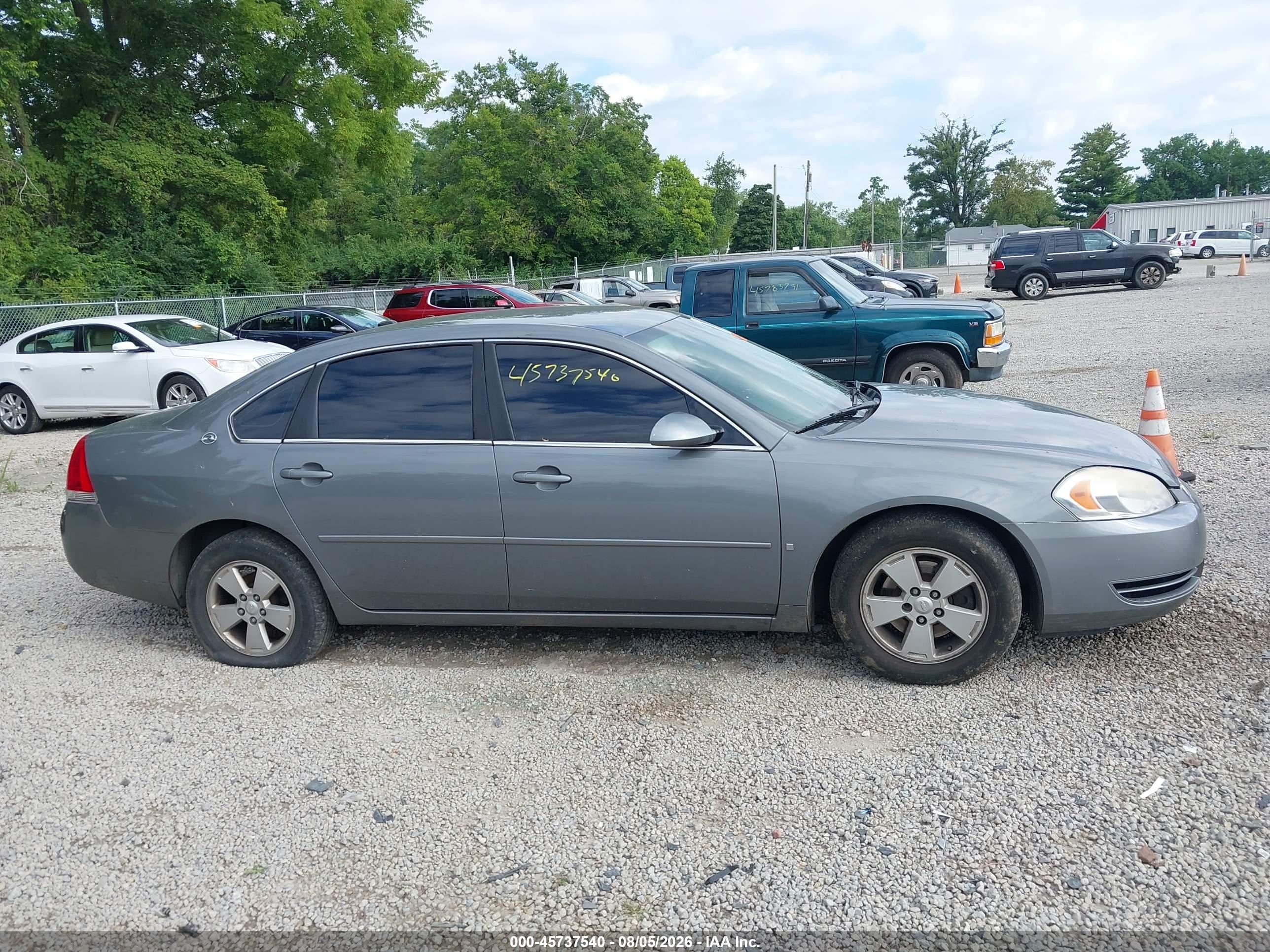 2007 Chevrolet Impala Ls Gray vin: 2G1WB58K179332321