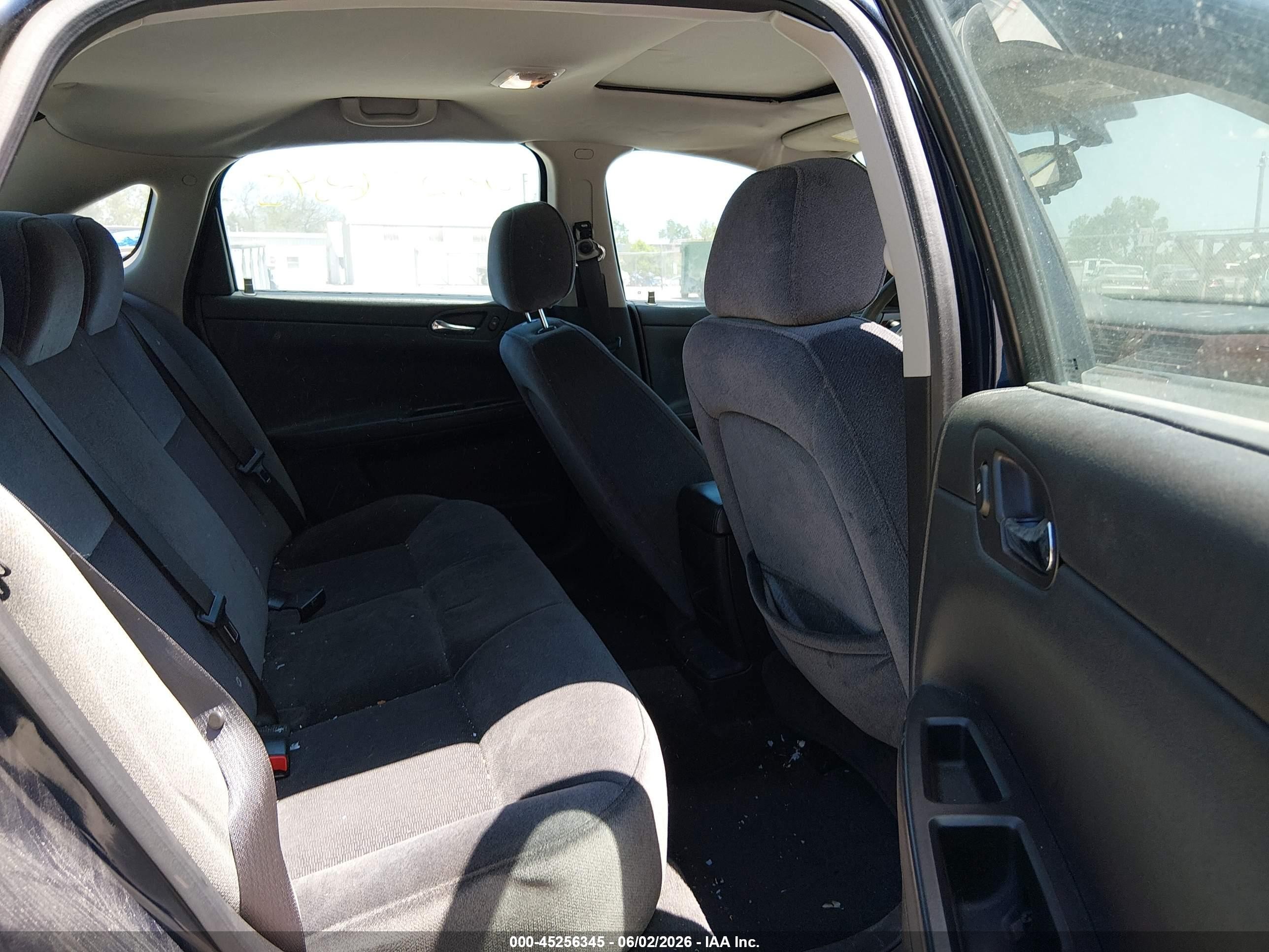 2008 Chevrolet Impala Ls Blue vin: 2G1WB58K181278633