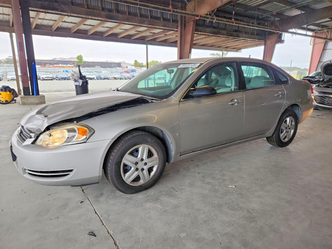 2008 Chevrolet Impala Silver vin: 2G1WB58K181300470