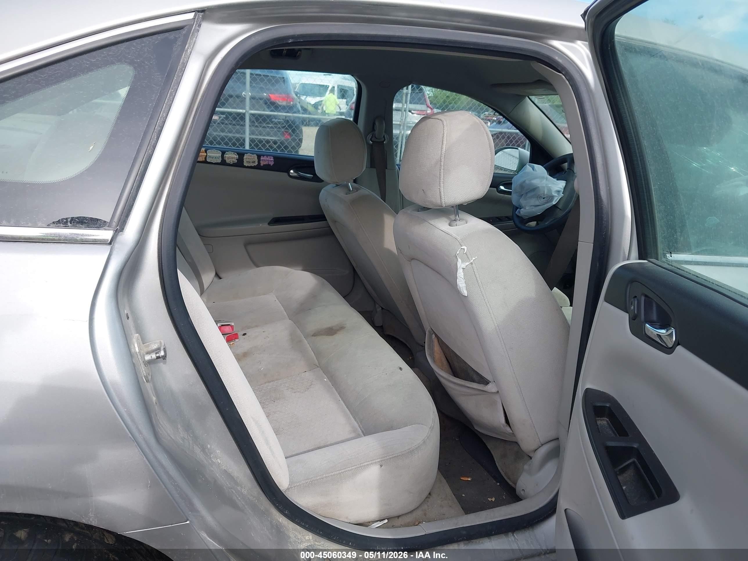 2008 Chevrolet Impala Ls Silver vin: 2G1WB58K189204498