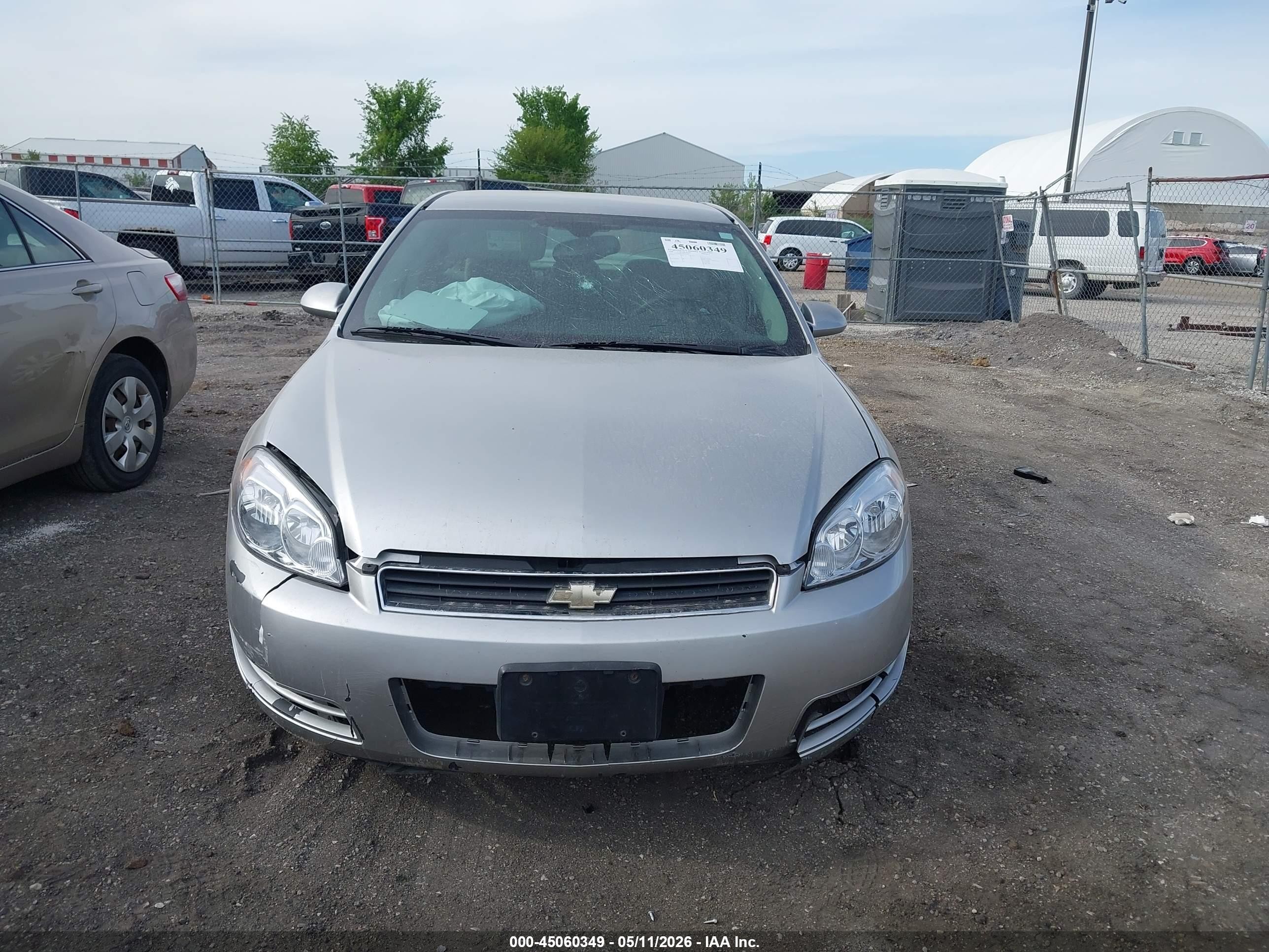 2008 Chevrolet Impala Ls Silver vin: 2G1WB58K189204498