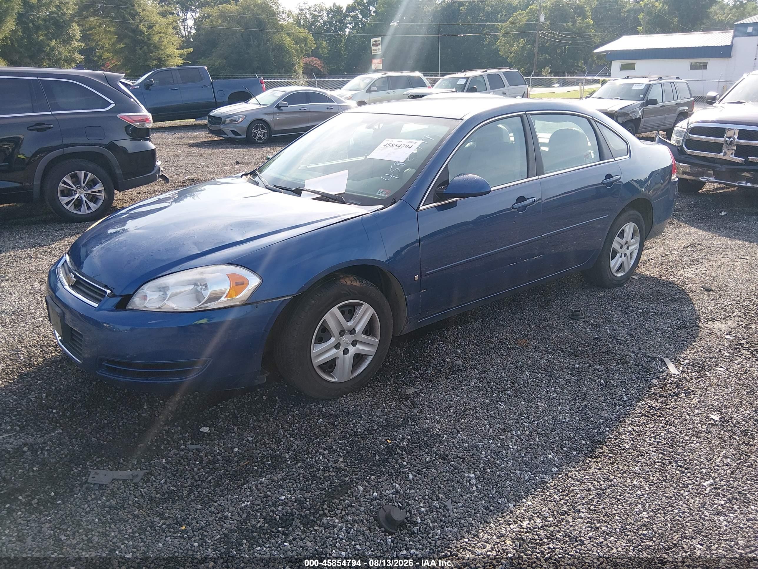 2006 Chevrolet Impala Ls Blue vin: 2G1WB58K269414539