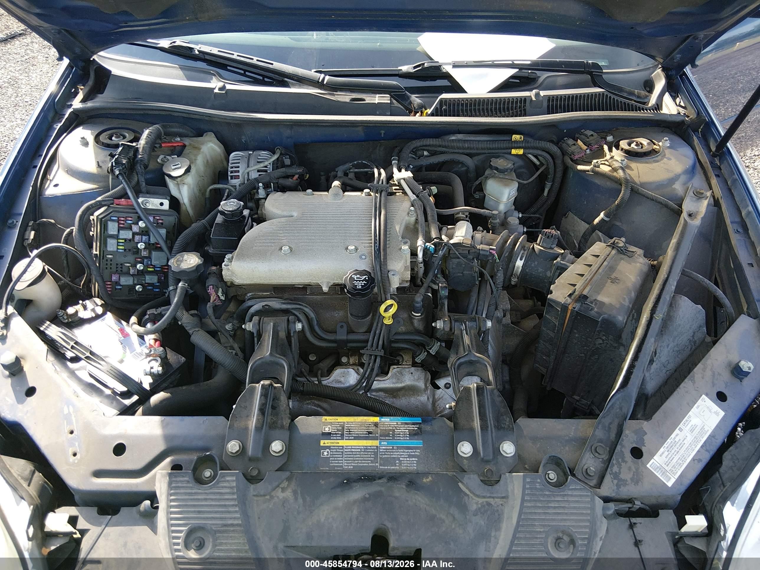 2006 Chevrolet Impala Ls Blue vin: 2G1WB58K269414539