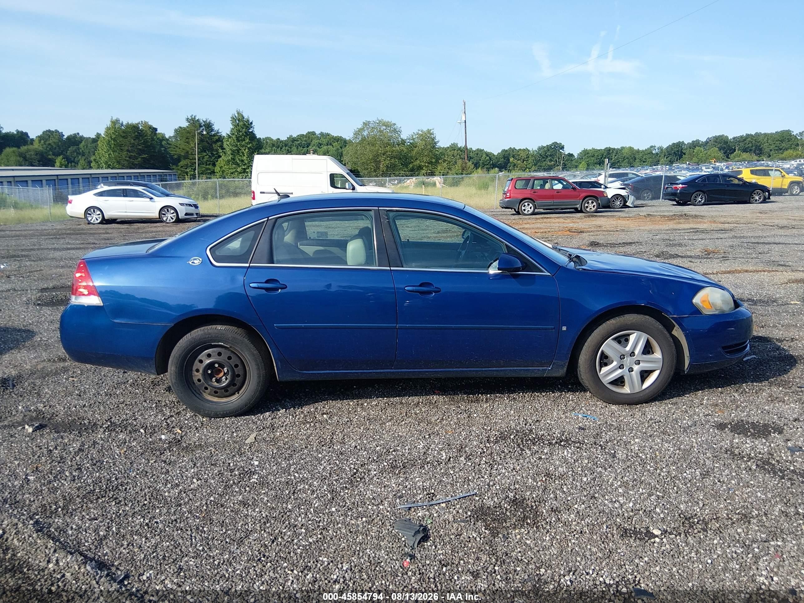 2006 Chevrolet Impala Ls Blue vin: 2G1WB58K269414539