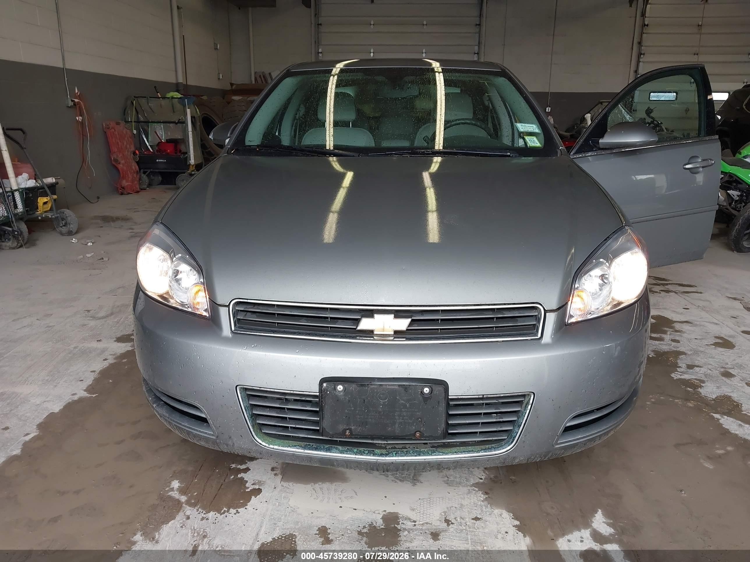 2007 Chevrolet Impala Ls Gray vin: 2G1WB58K279169744