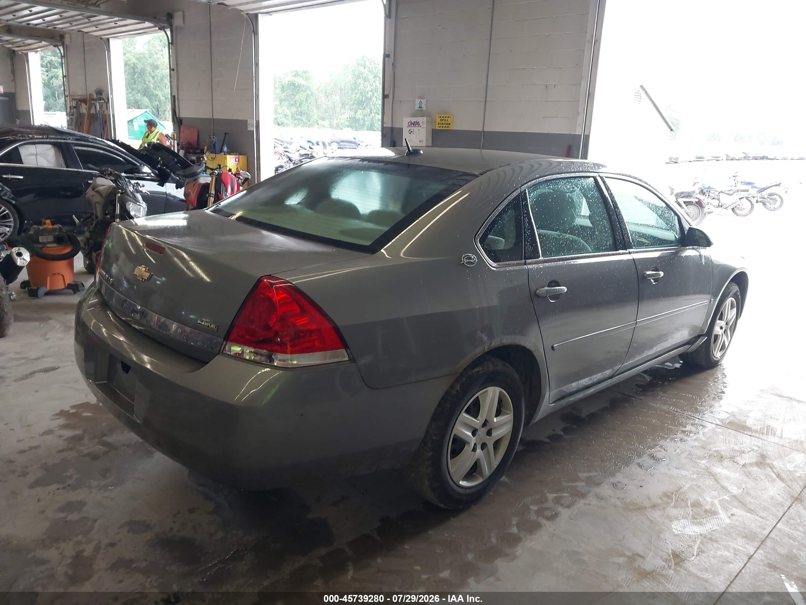 2007 Chevrolet Impala Ls Gray vin: 2G1WB58K279169744
