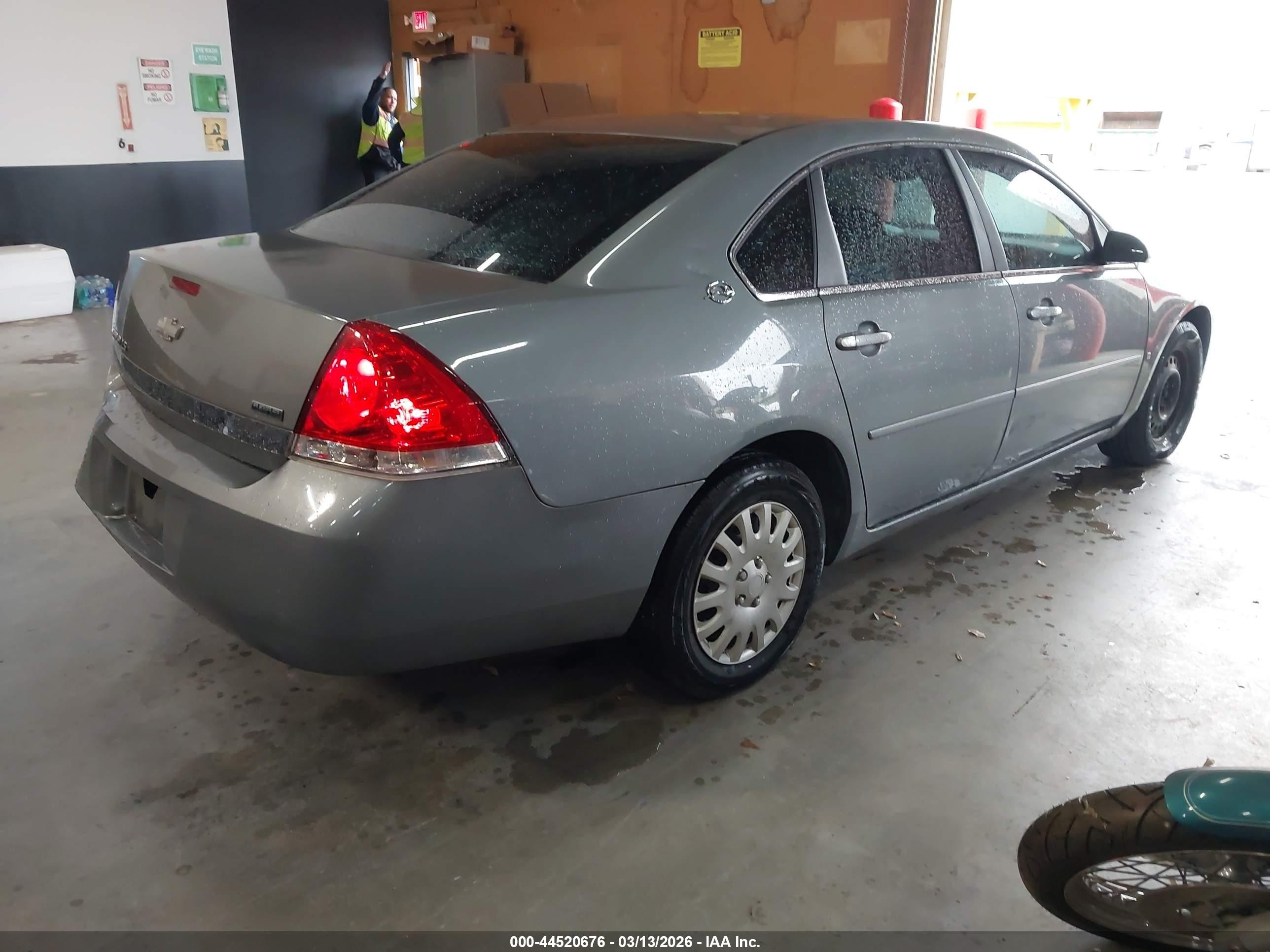 2008 Chevrolet Impala Ls Gray vin: 2G1WB58K281271416
