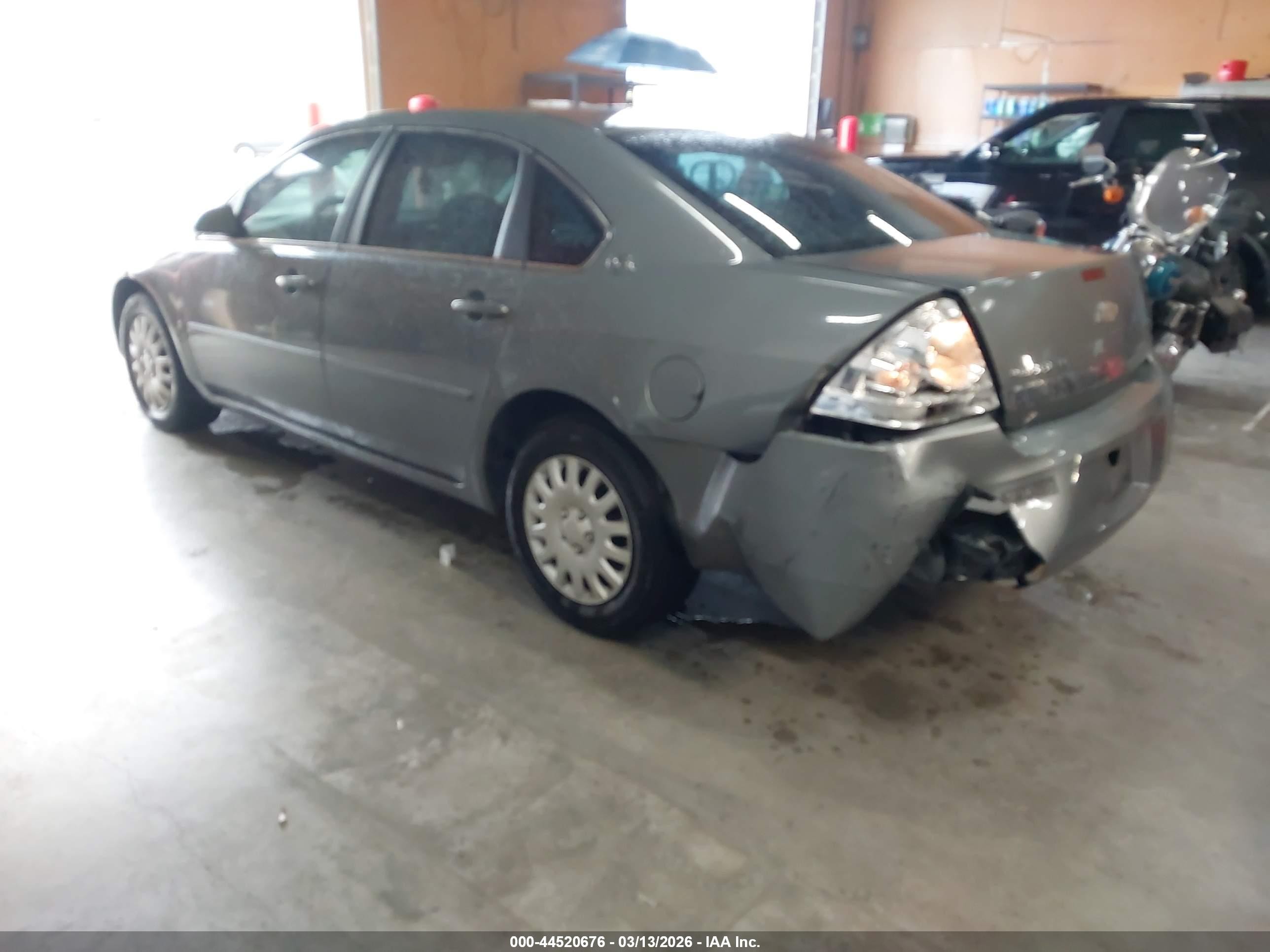 2008 Chevrolet Impala Ls Gray vin: 2G1WB58K281271416