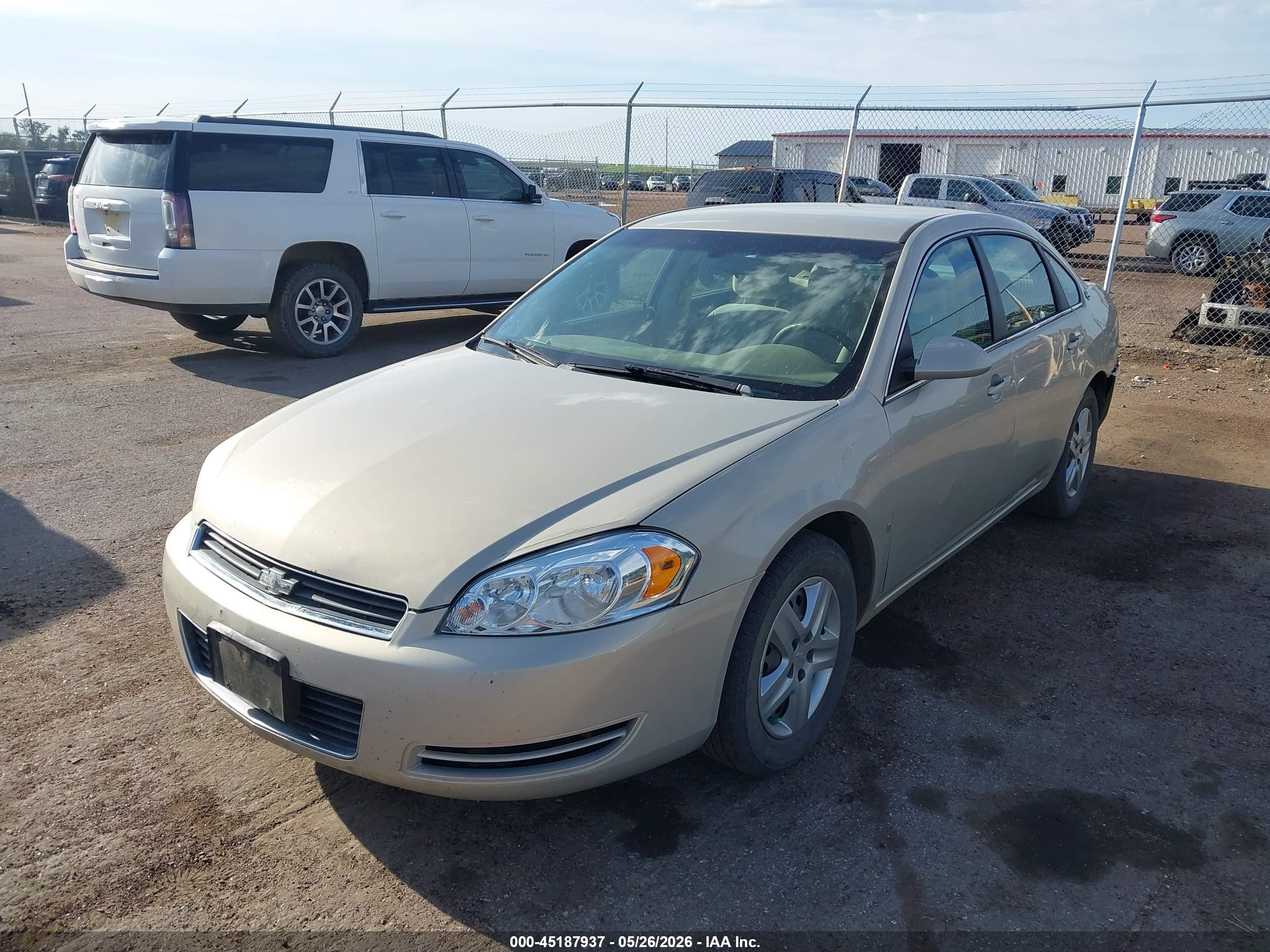 2008 Chevrolet Impala Ls Gold vin: 2G1WB58K281298583
