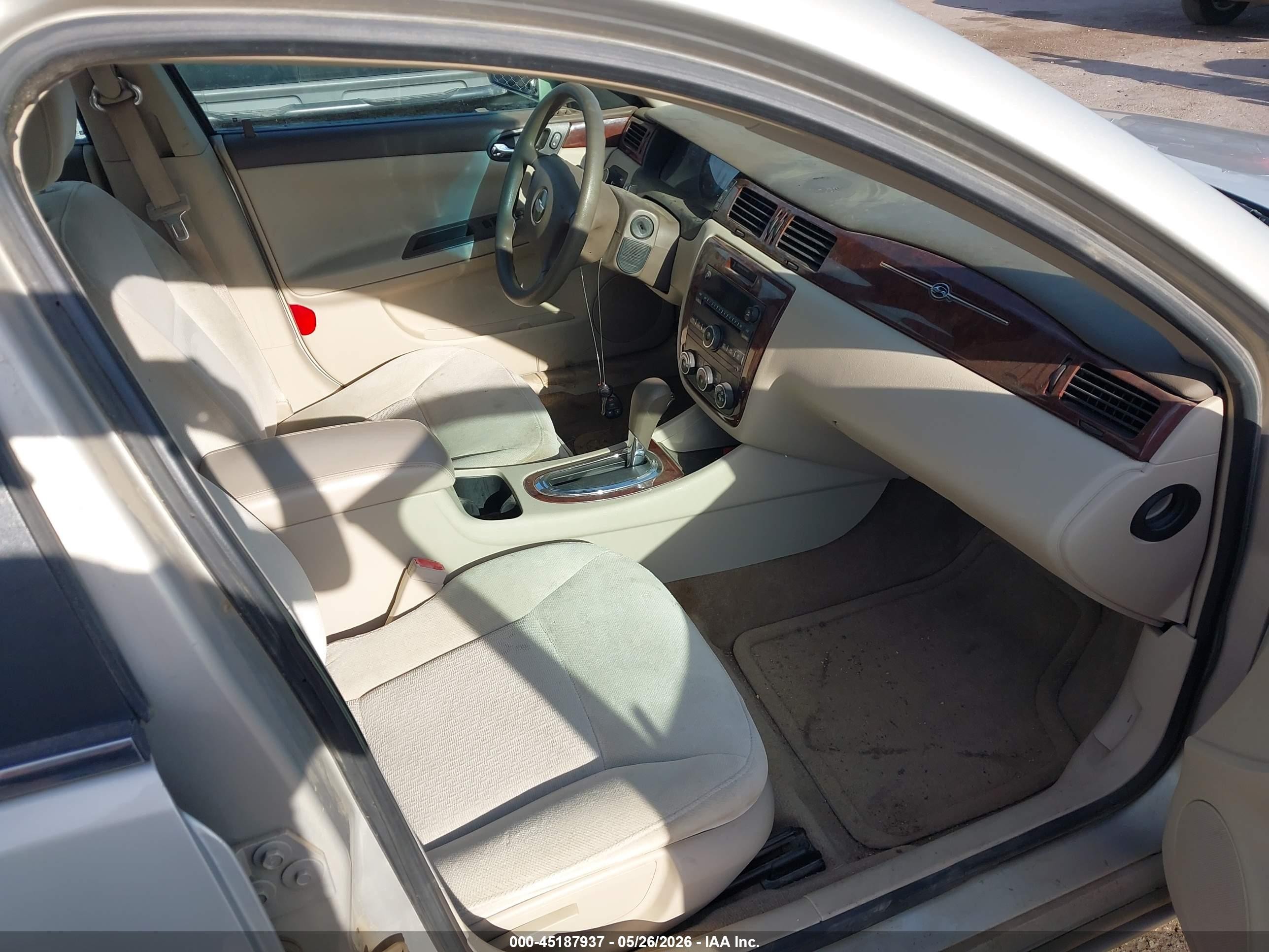 2008 Chevrolet Impala Ls Gold vin: 2G1WB58K281298583