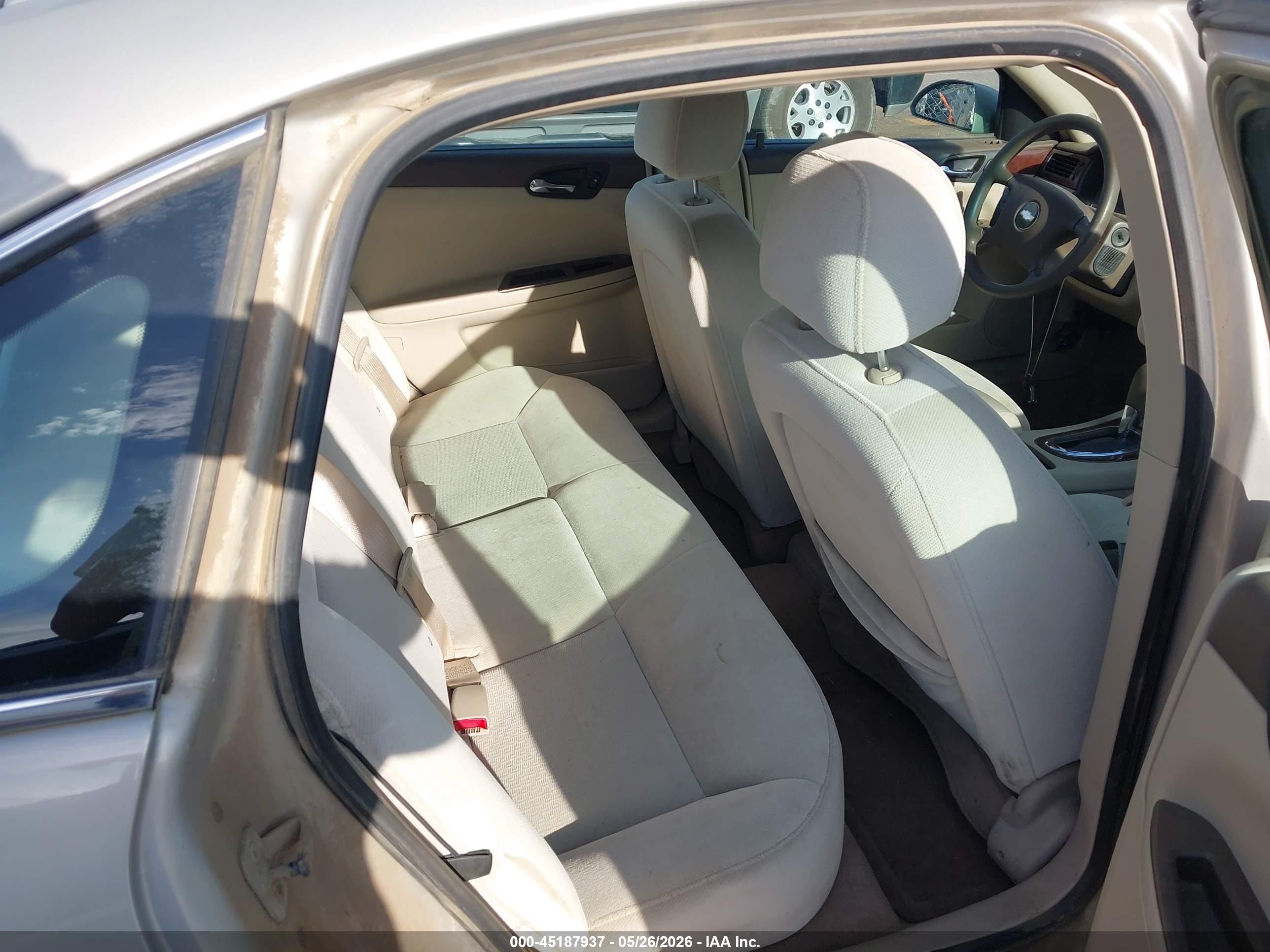 2008 Chevrolet Impala Ls Gold vin: 2G1WB58K281298583