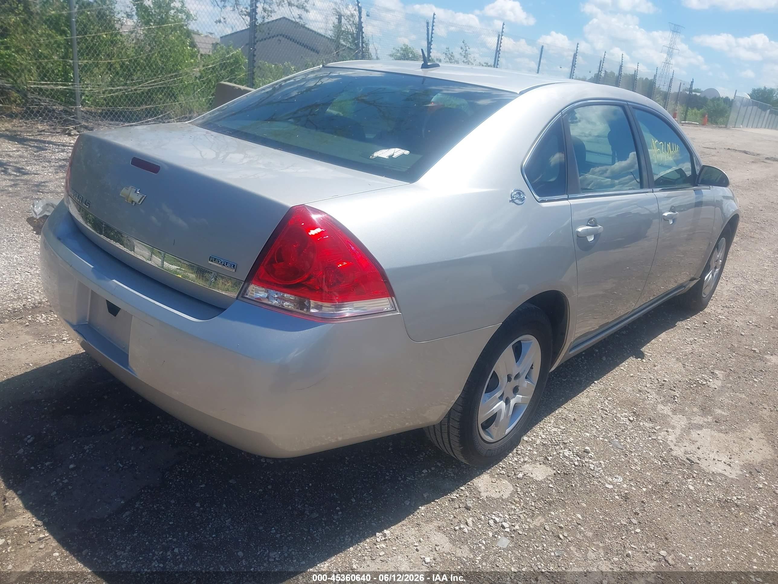 2008 Chevrolet Impala Ls Champagne vin: 2G1WB58K289201383