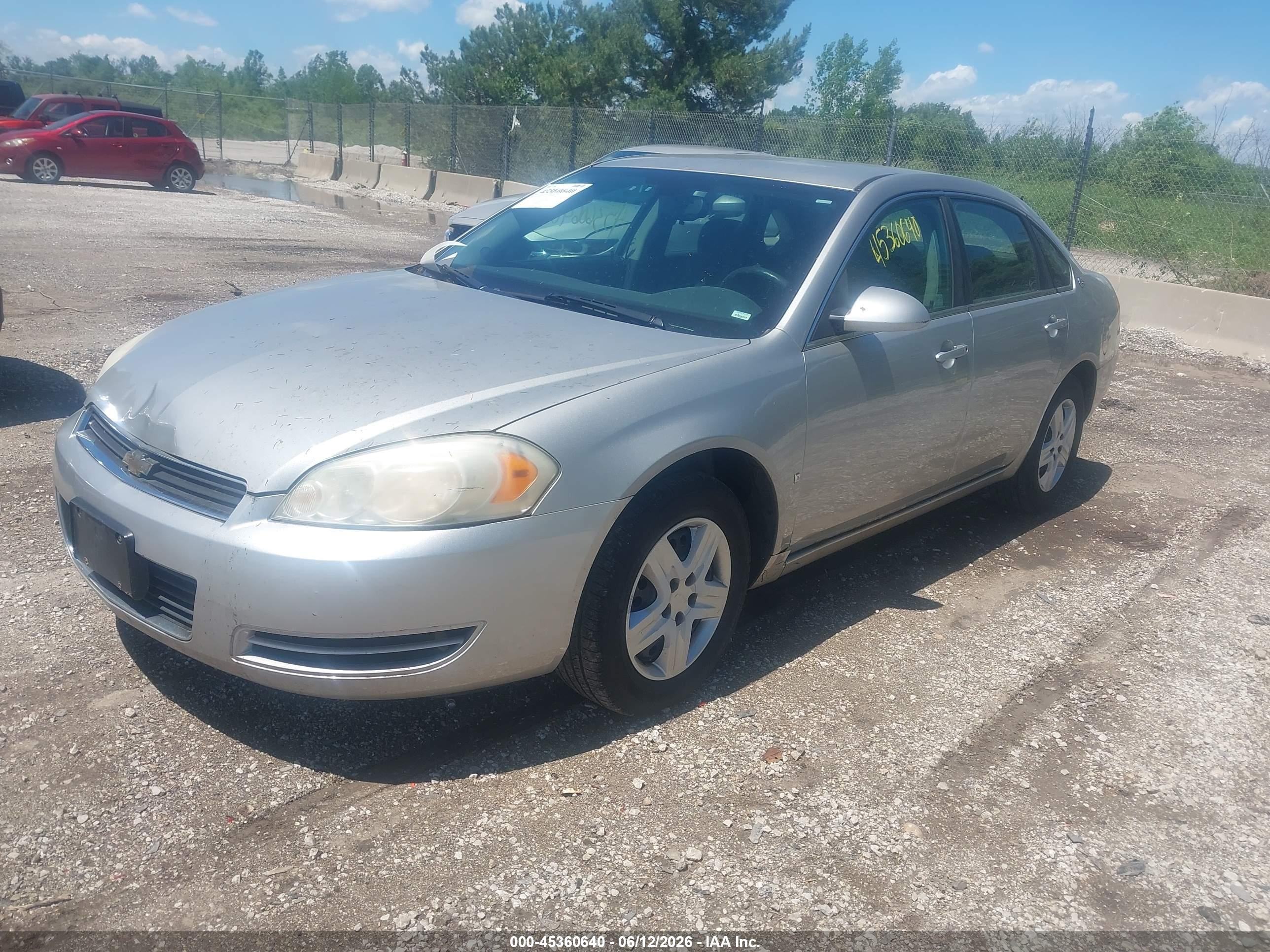 2008 Chevrolet Impala Ls Champagne vin: 2G1WB58K289201383