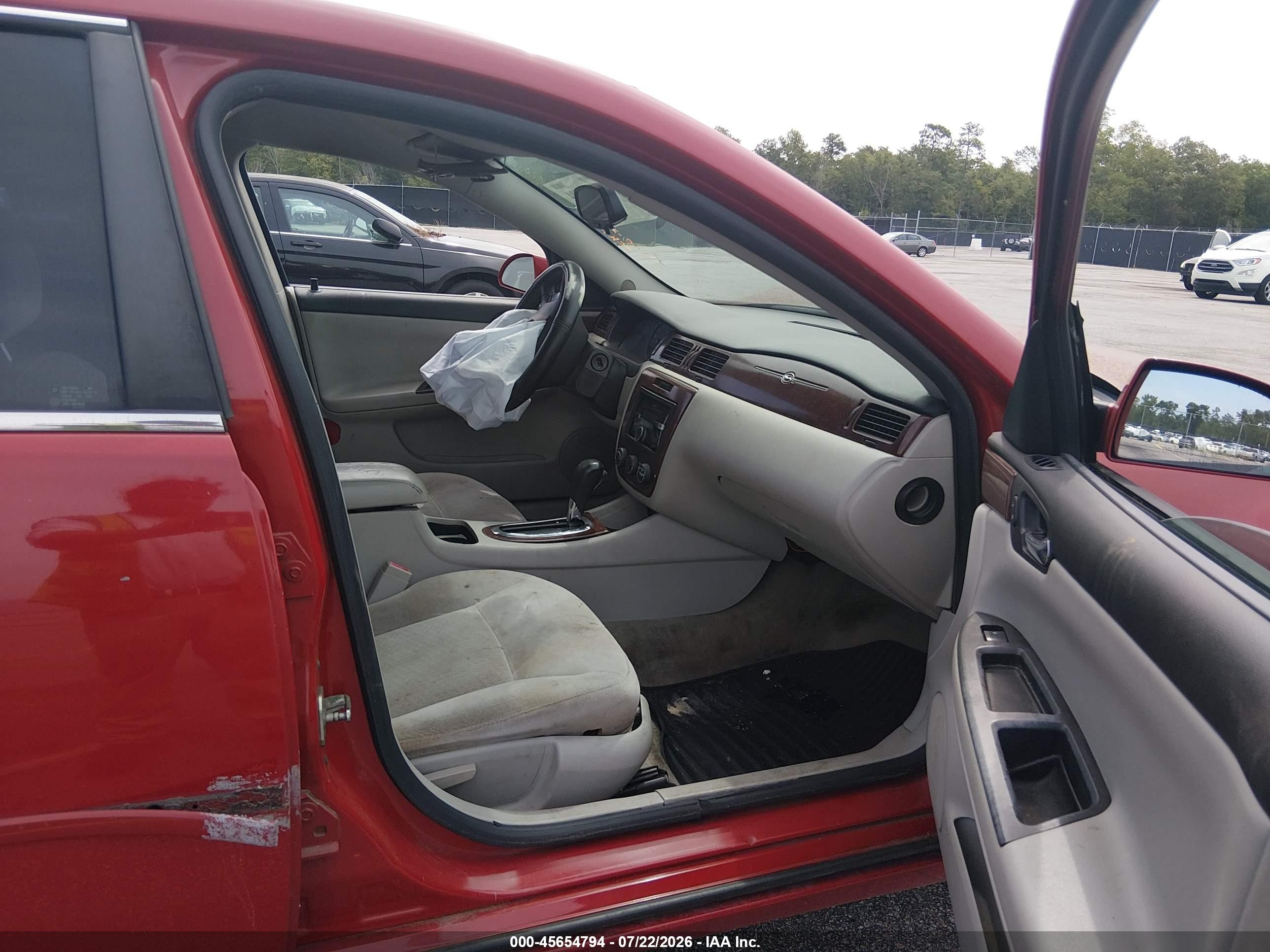 2007 Chevrolet Impala Ls Red vin: 2G1WB58K379207773