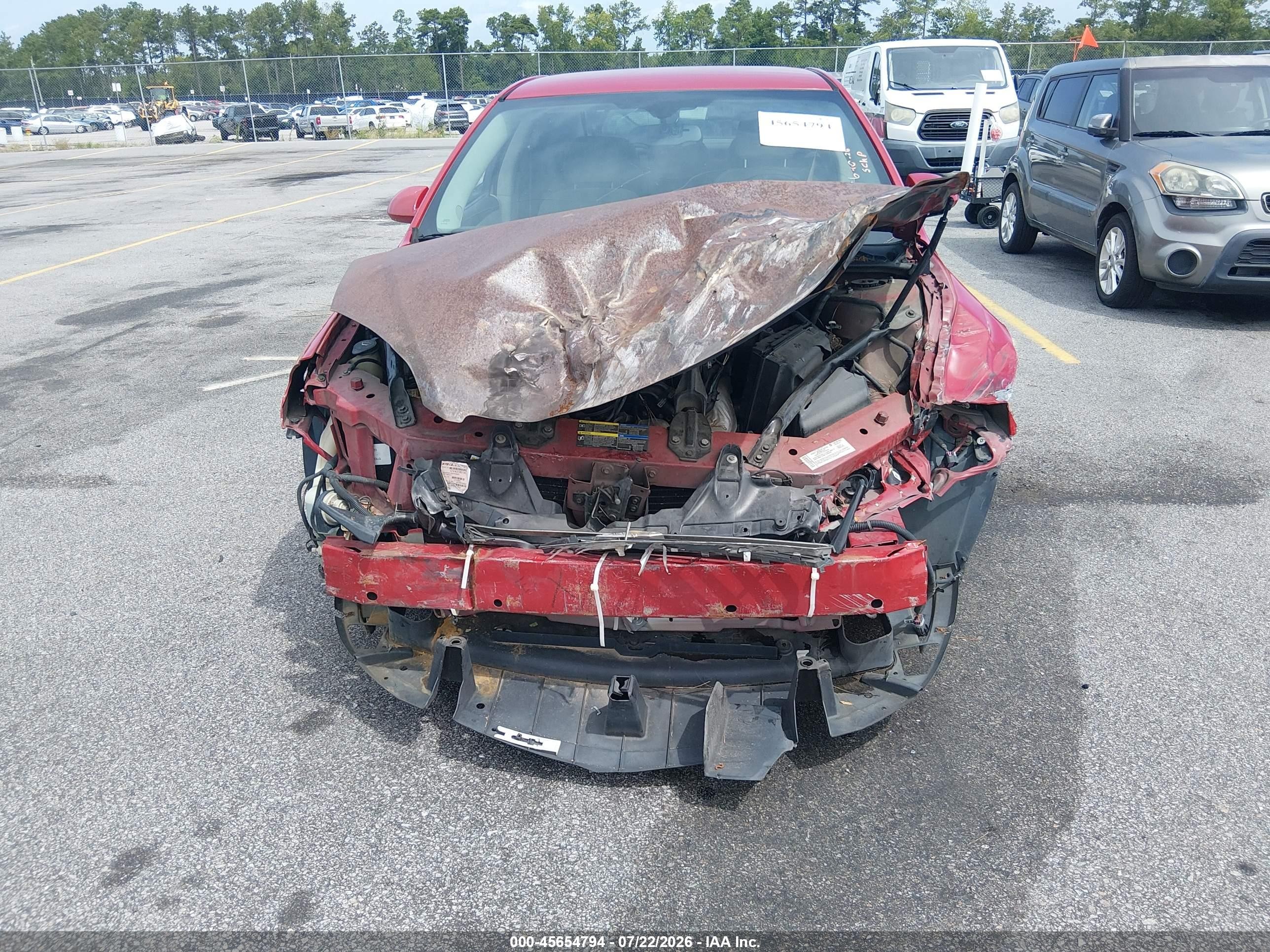 2007 Chevrolet Impala Ls Red vin: 2G1WB58K379207773