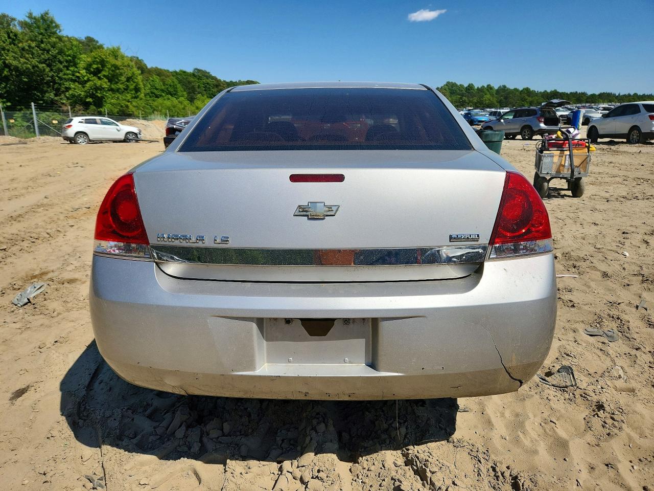 2008 Chevrolet Impala Ls Silver vin: 2G1WB58K381262997