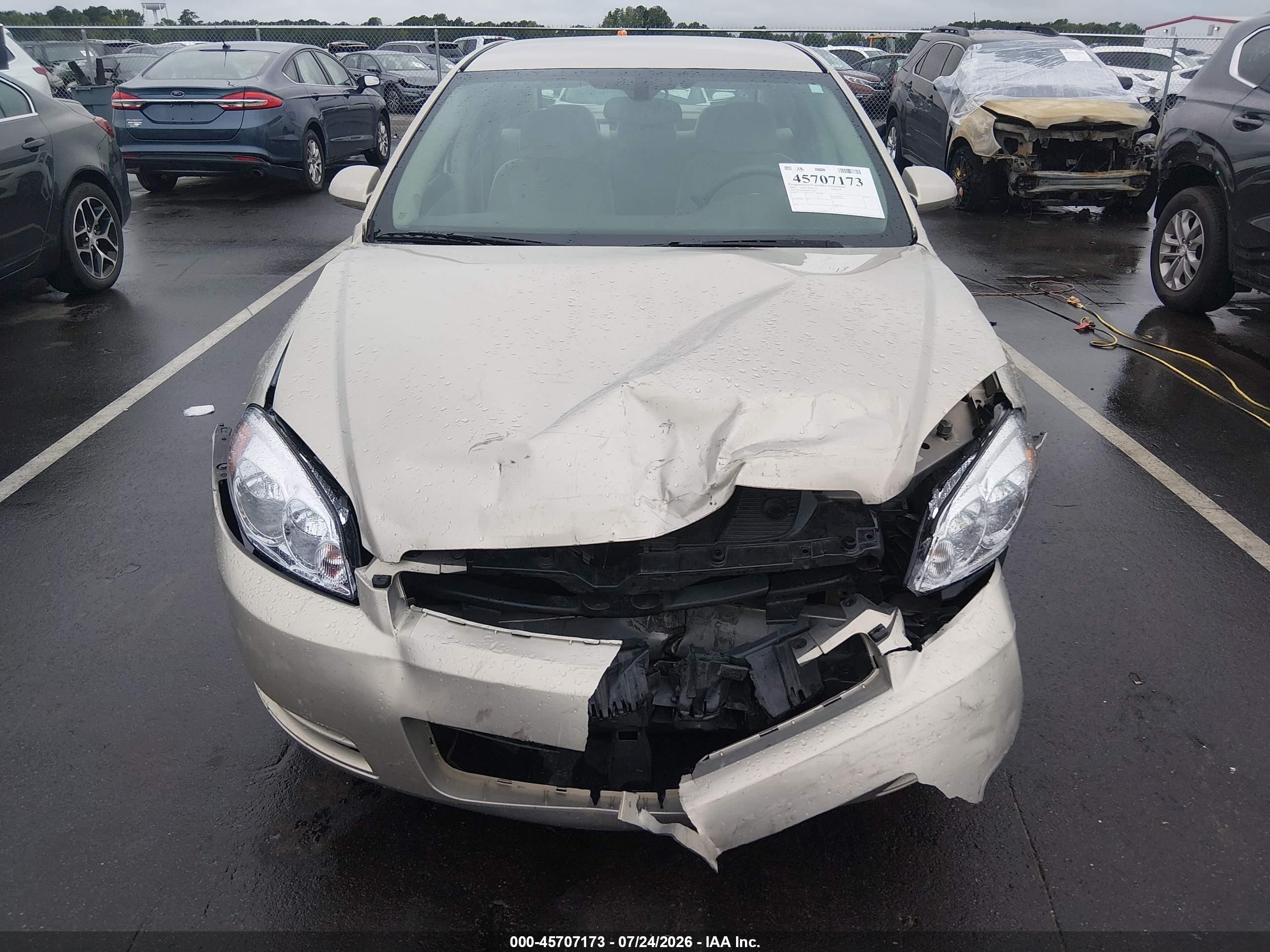 2008 Chevrolet Impala Ls Beige vin: 2G1WB58K389173626