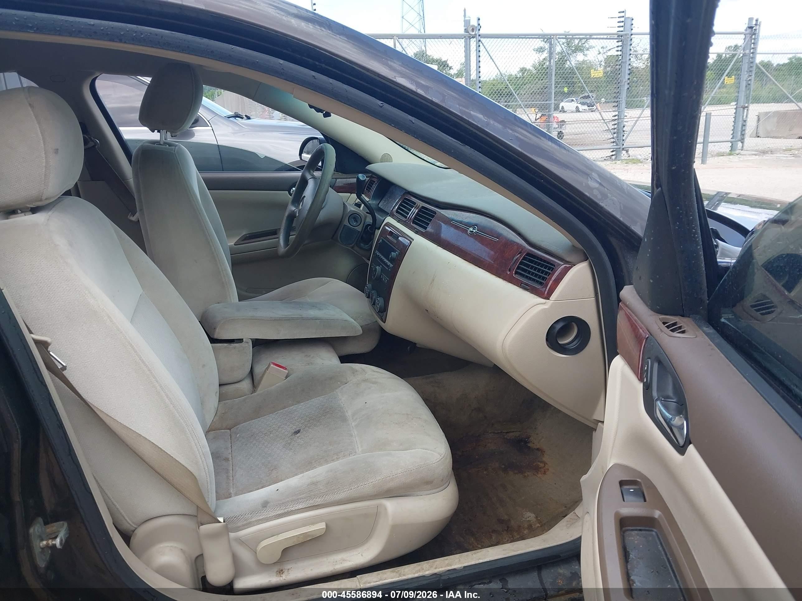 2008 Chevrolet Impala Ls Gray vin: 2G1WB58K389175666