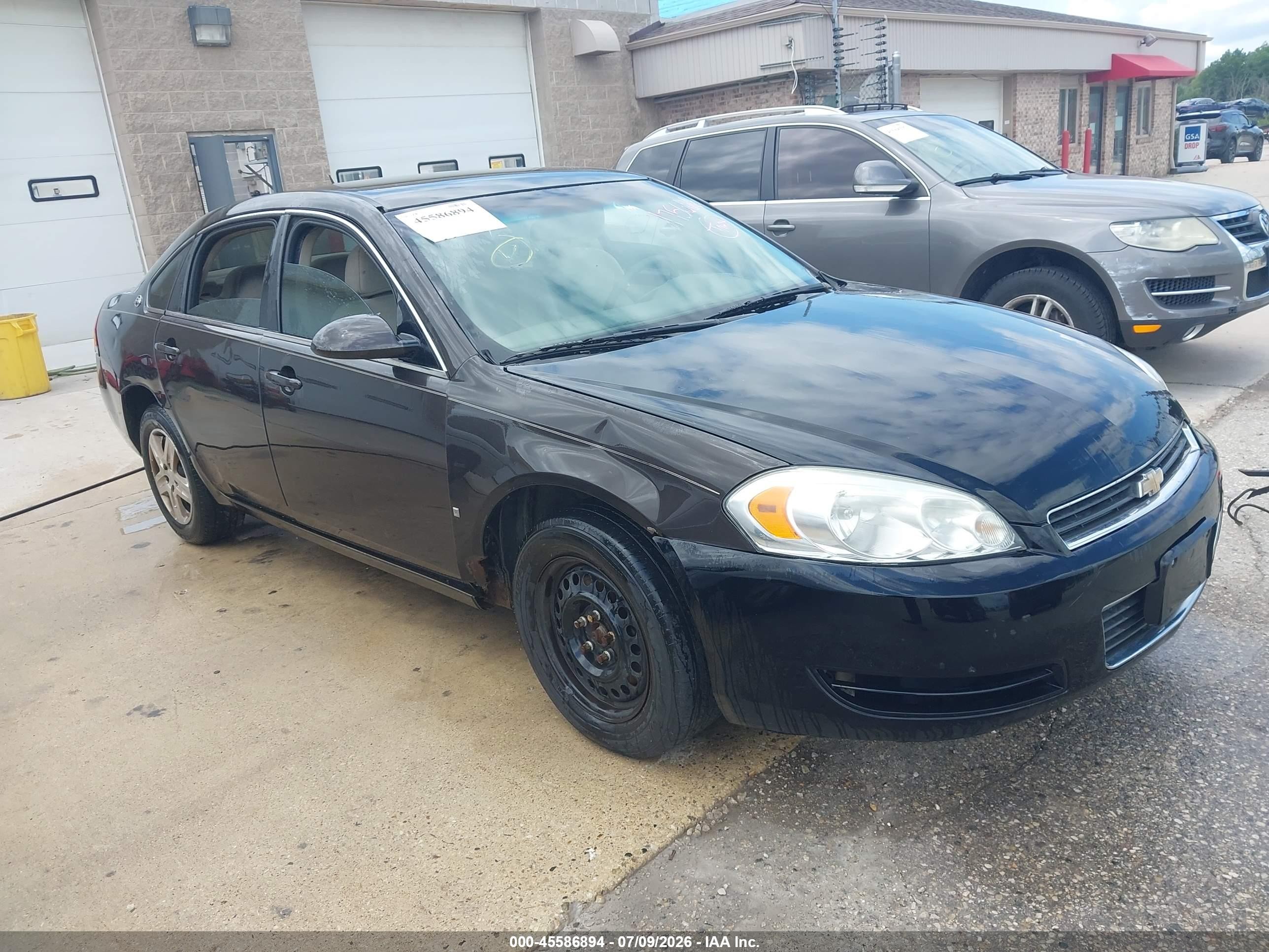 2008 Chevrolet Impala Ls Gray vin: 2G1WB58K389175666