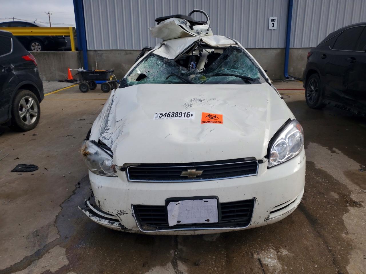 2008 Chevrolet Impala Ls White vin: 2G1WB58K389206771