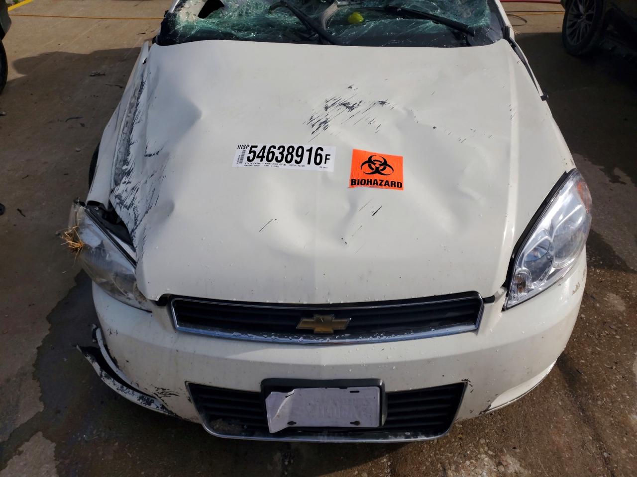 2008 Chevrolet Impala Ls White vin: 2G1WB58K389206771