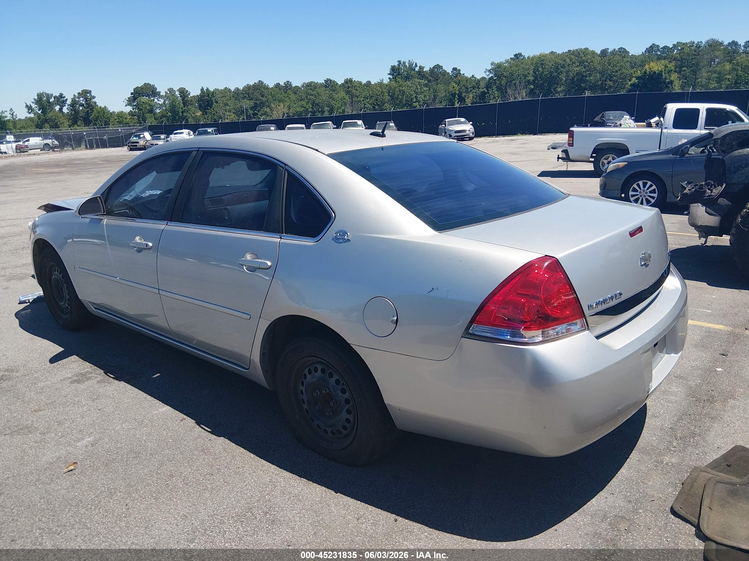2007 Chevrolet Impala Ls Silver vin: 2G1WB58K479194550