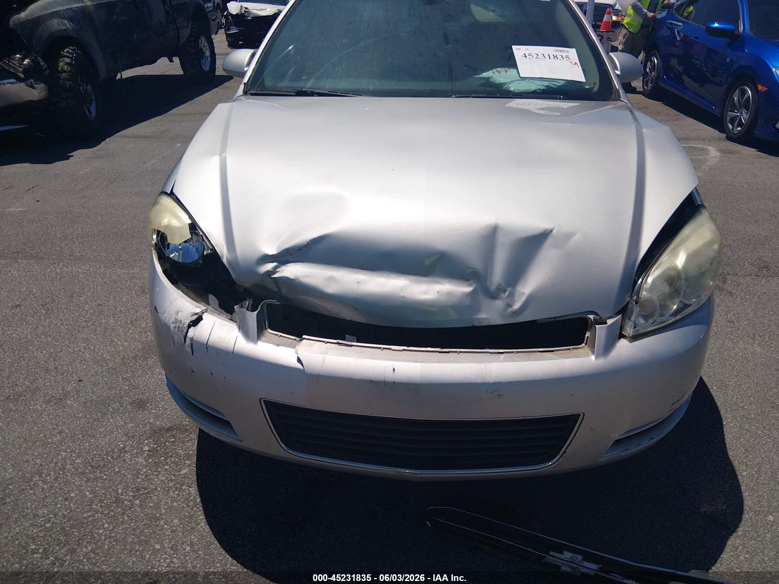 2007 Chevrolet Impala Ls Silver vin: 2G1WB58K479194550