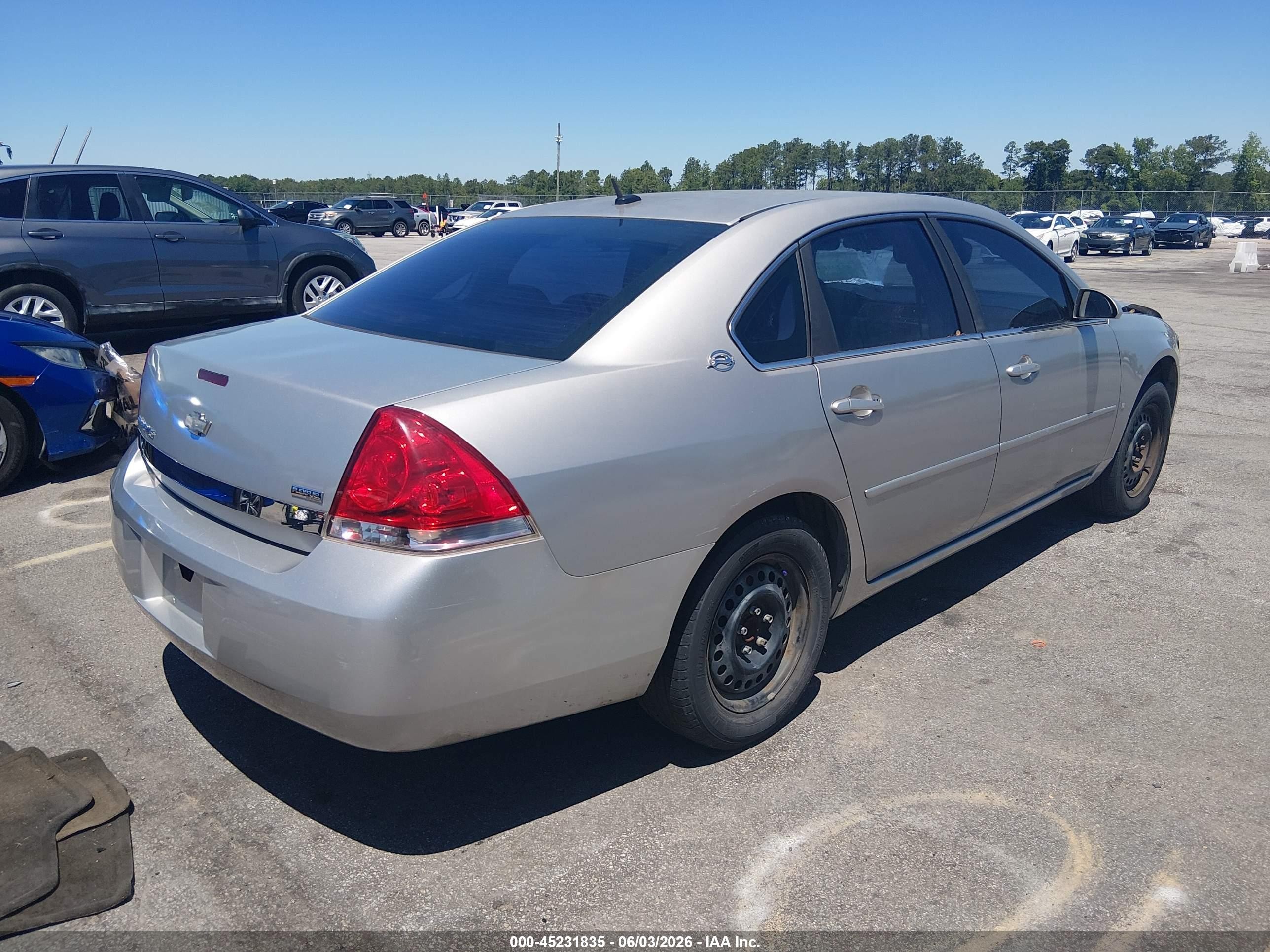 2007 Chevrolet Impala Ls Silver vin: 2G1WB58K479194550