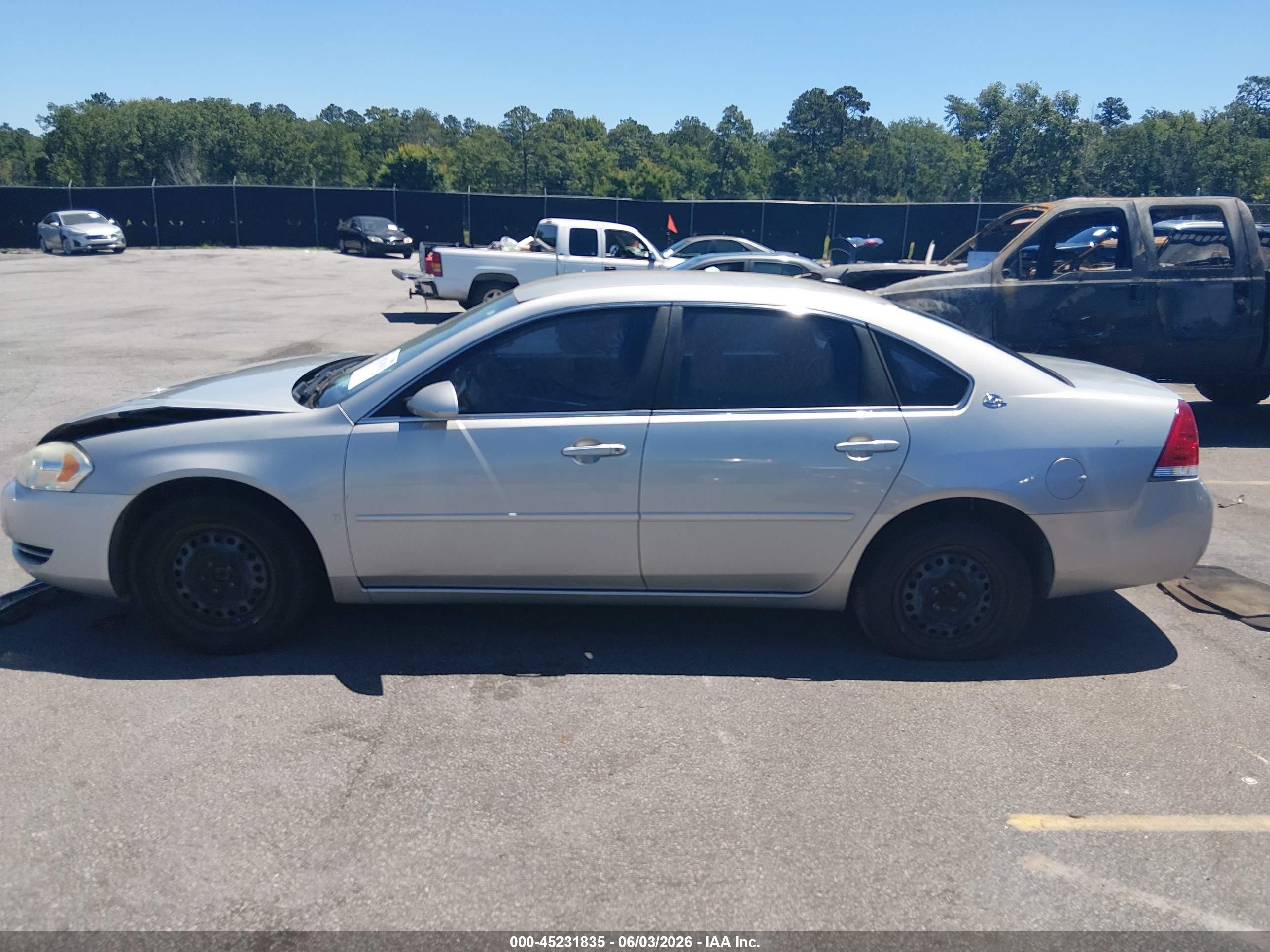2007 Chevrolet Impala Ls Silver vin: 2G1WB58K479194550