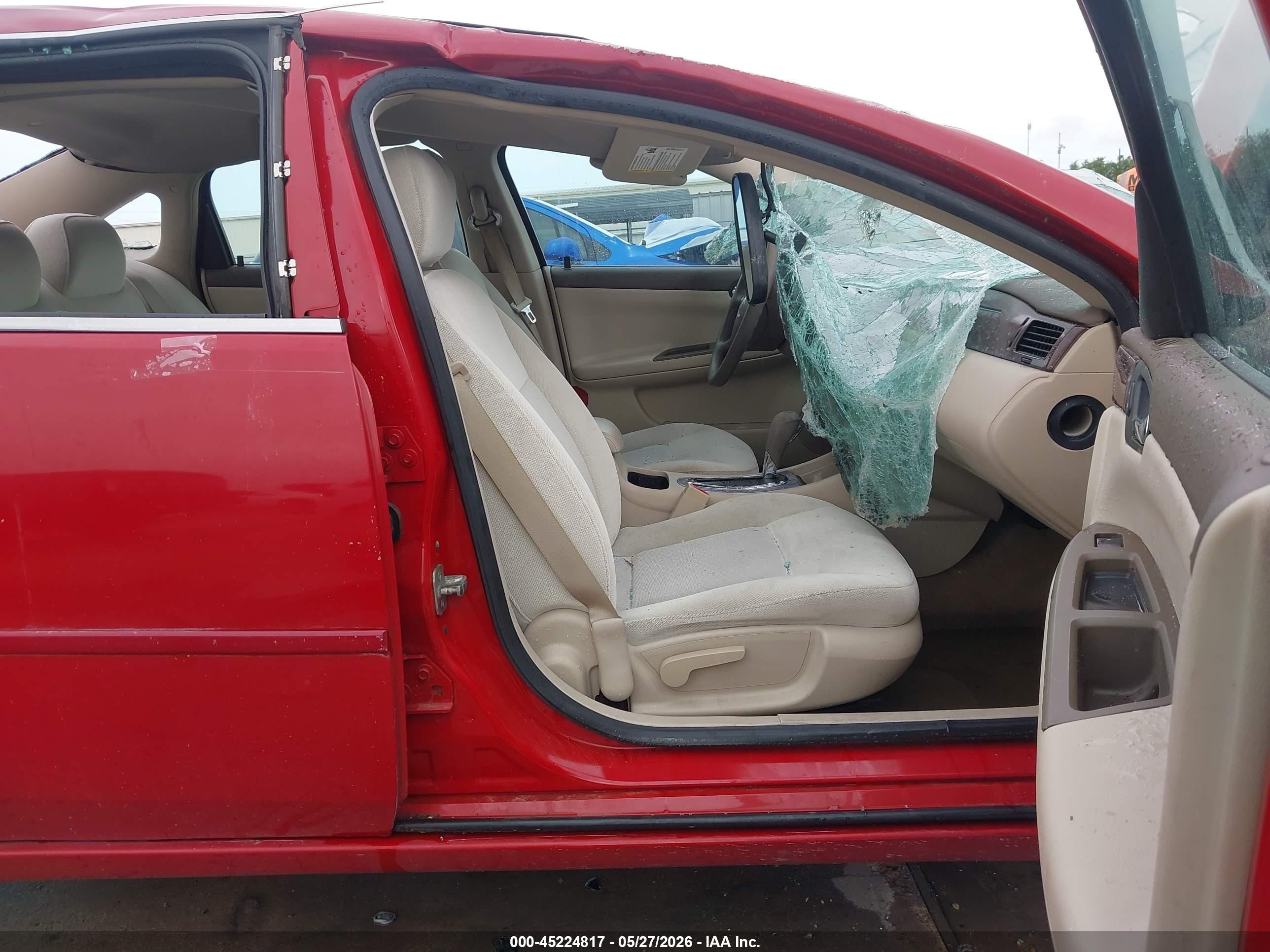 2007 Chevrolet Impala Ls Red vin: 2G1WB58K479215803
