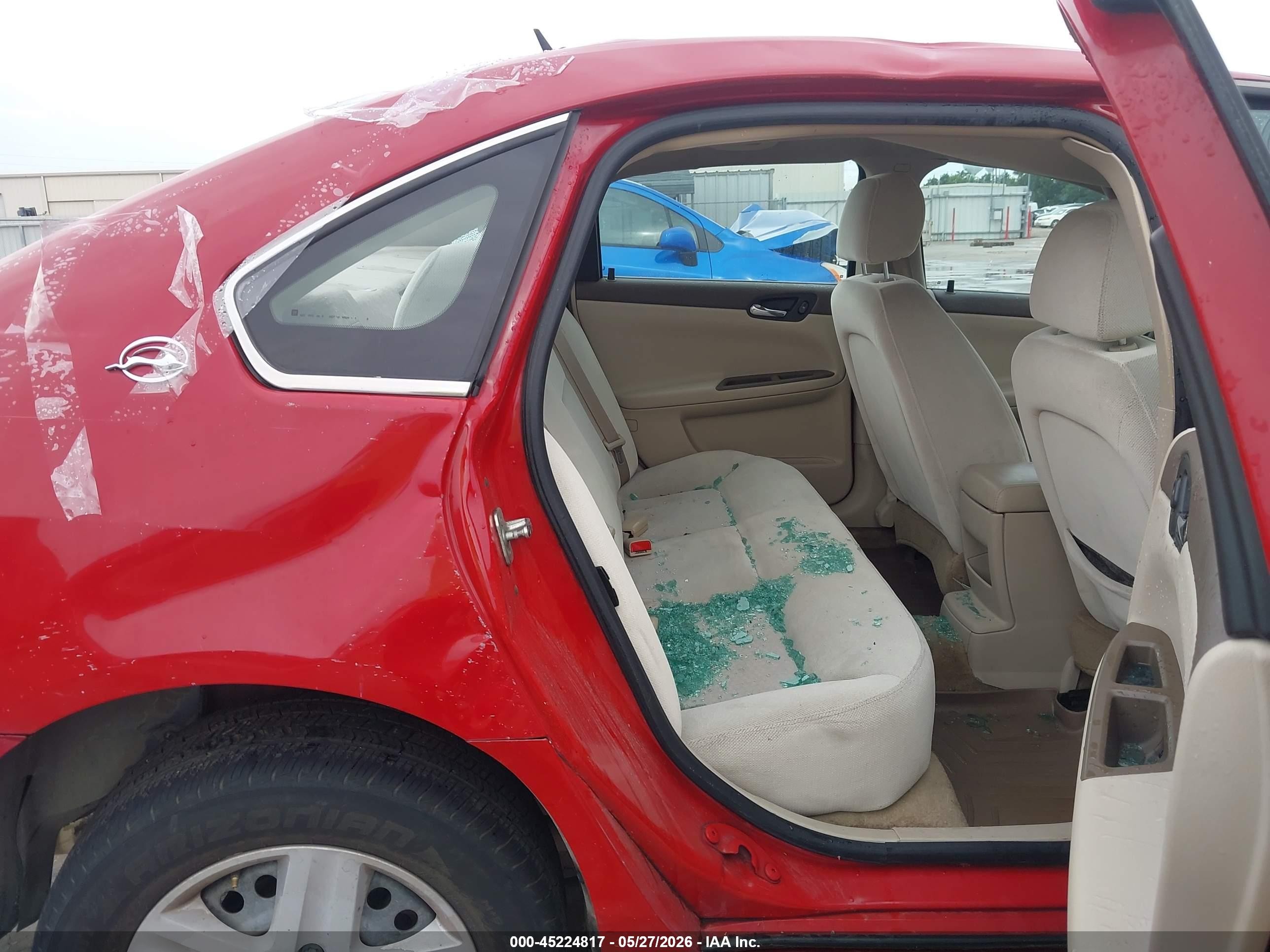 2007 Chevrolet Impala Ls Red vin: 2G1WB58K479215803