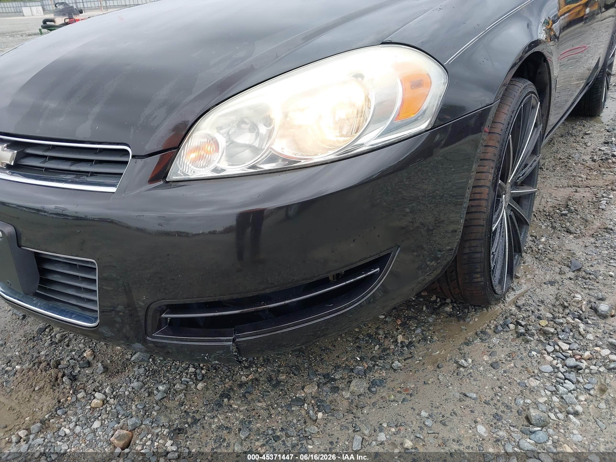 2008 Chevrolet Impala Ls Black vin: 2G1WB58K481234657