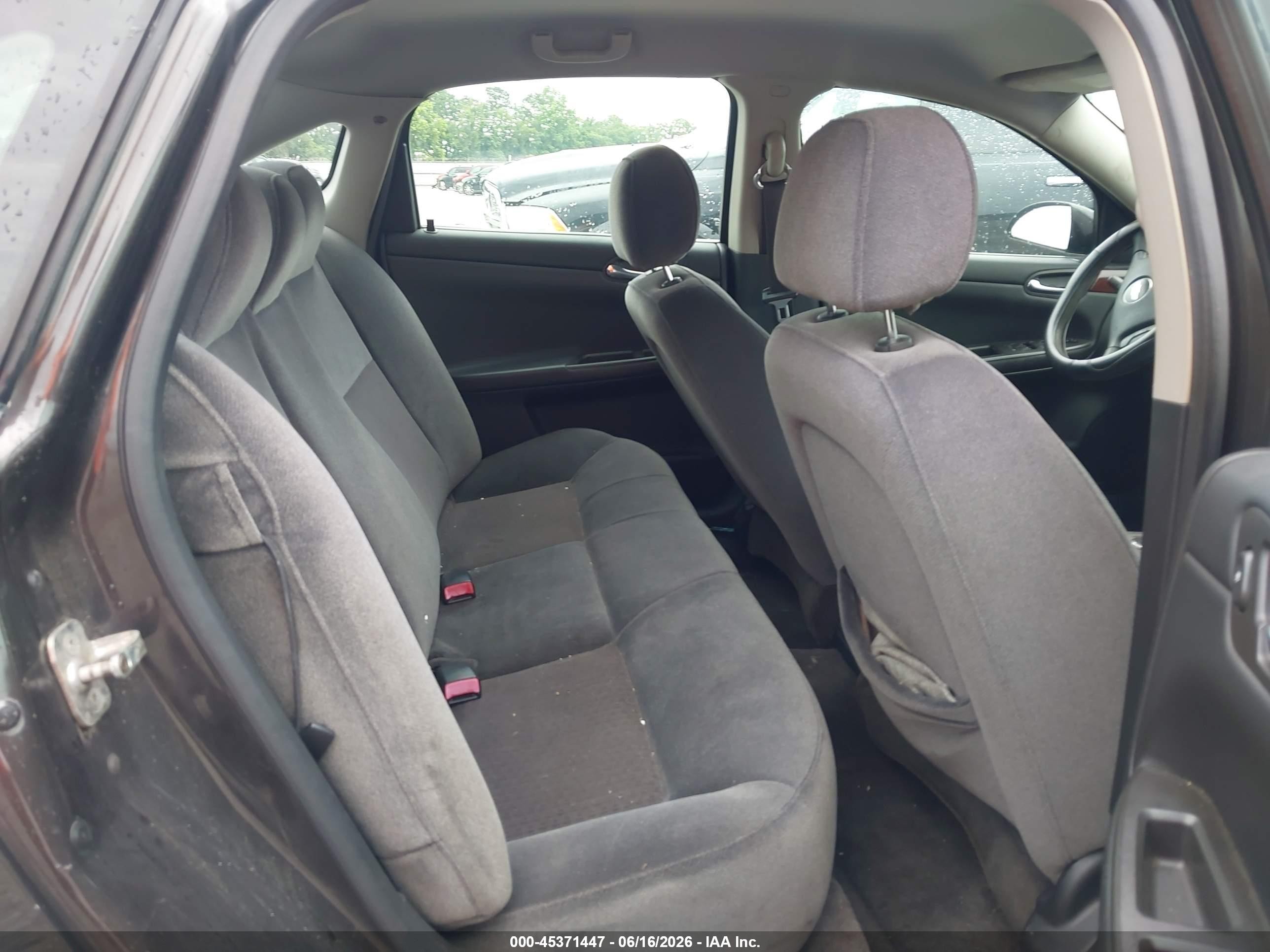 2008 Chevrolet Impala Ls Black vin: 2G1WB58K481234657