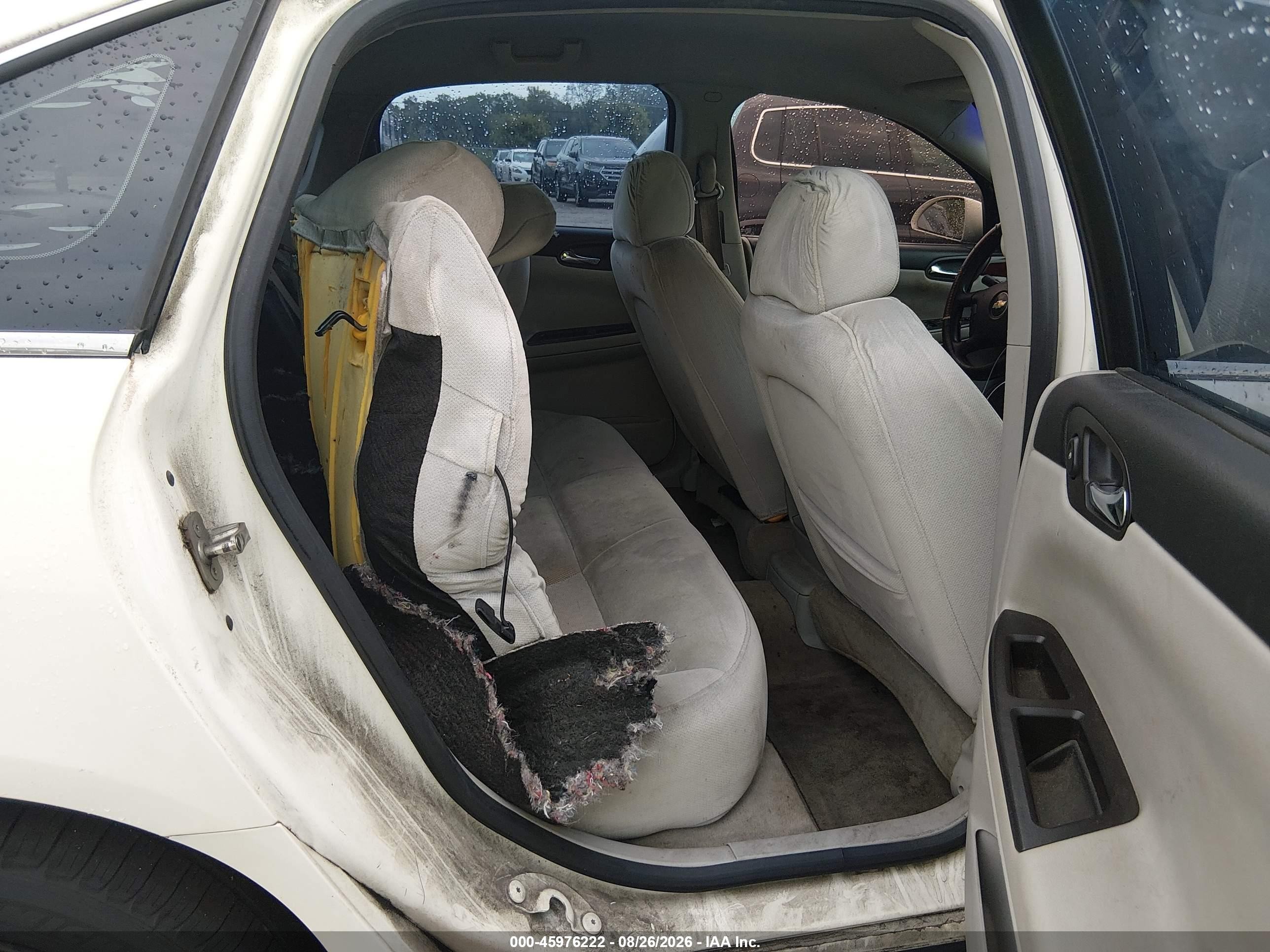 2008 Chevrolet Impala Ls Белый vin: 2G1WB58K481252754