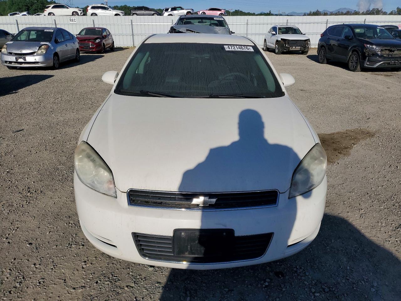 2008 Chevrolet Impala Ls White vin: 2G1WB58K481294650
