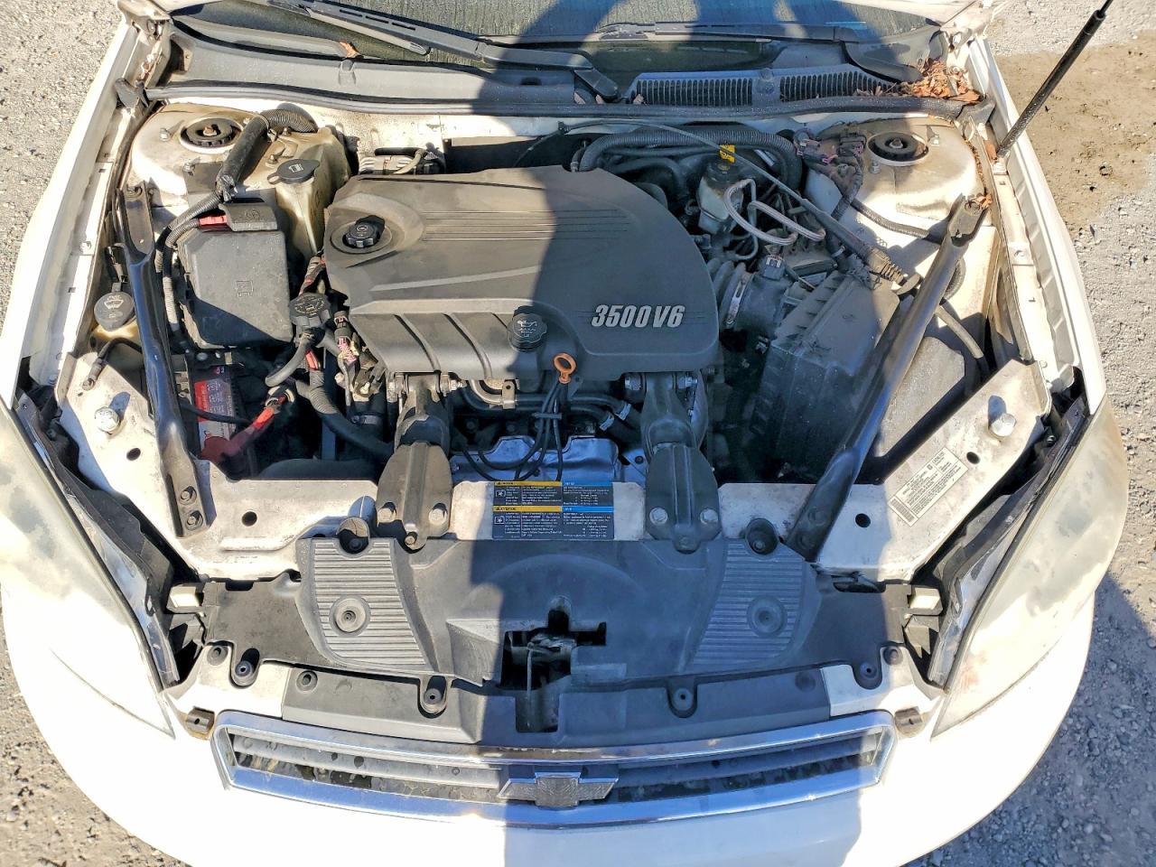 2008 Chevrolet Impala Ls White vin: 2G1WB58K481294650