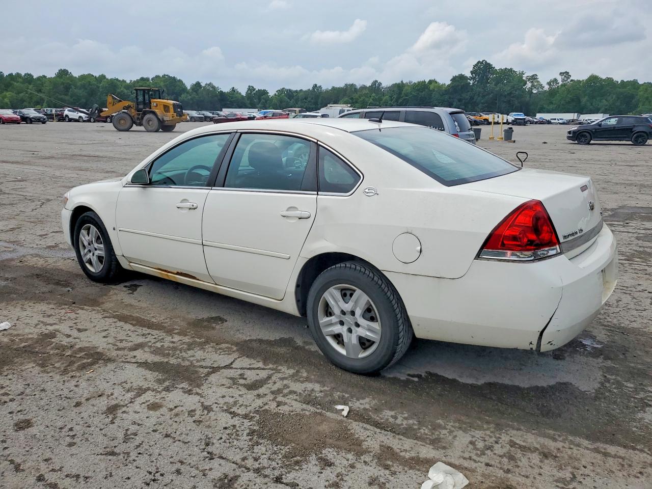 2008 Chevrolet Impala Ls White vin: 2G1WB58K481322883